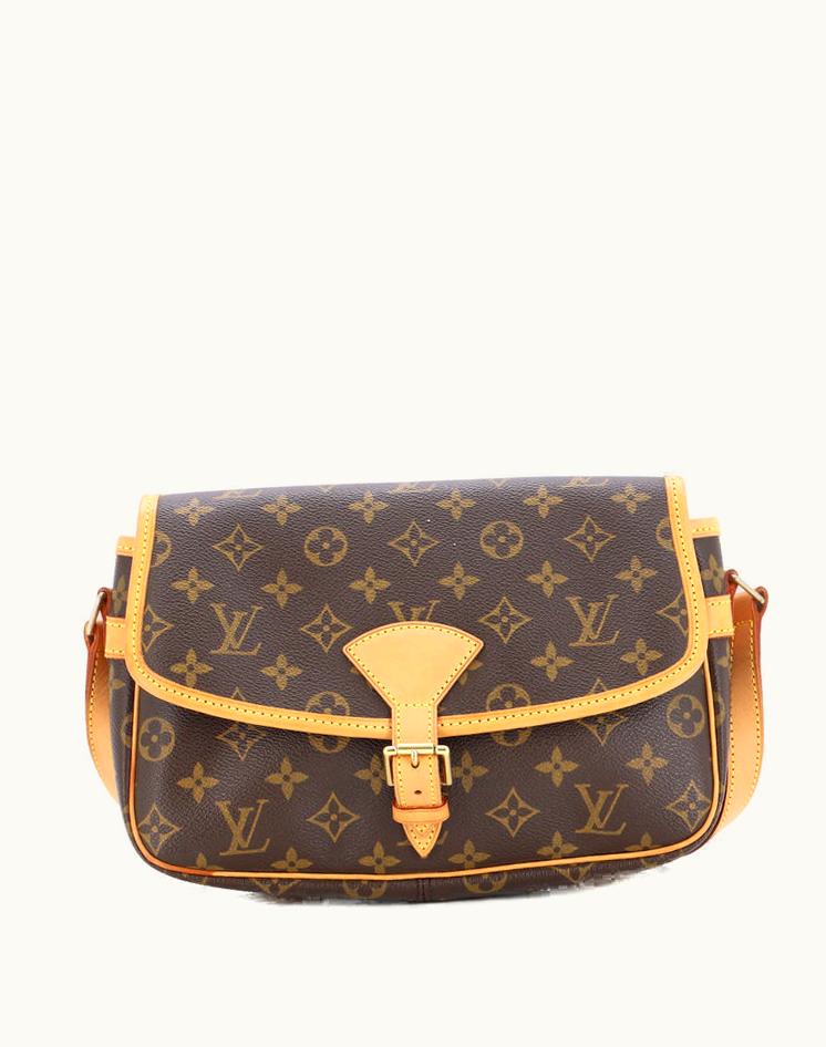 Louis Vuitton Louis Vuitton Sologne Handbag Monogram Canvas Brown