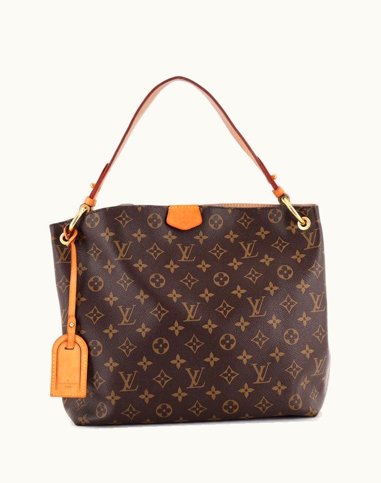 Louis Vuitton Louis Vuitton Graceful Handbag Monogram Canvas PM in Brown