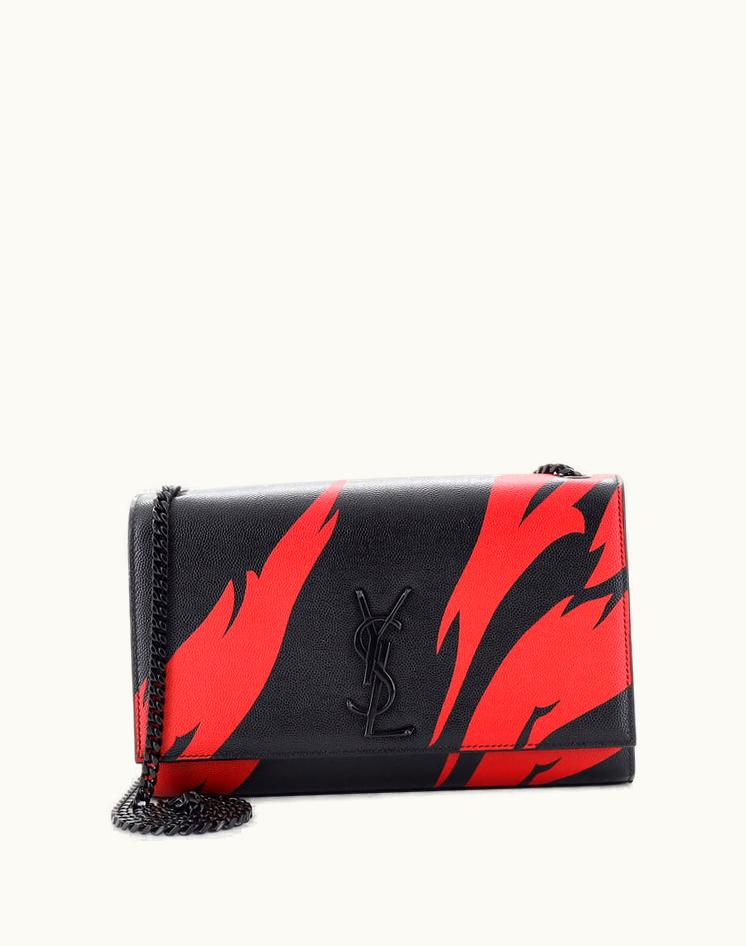 Saint Laurent Saint Laurent Classic Monogram Crossbody Bag Printed Leather Medium