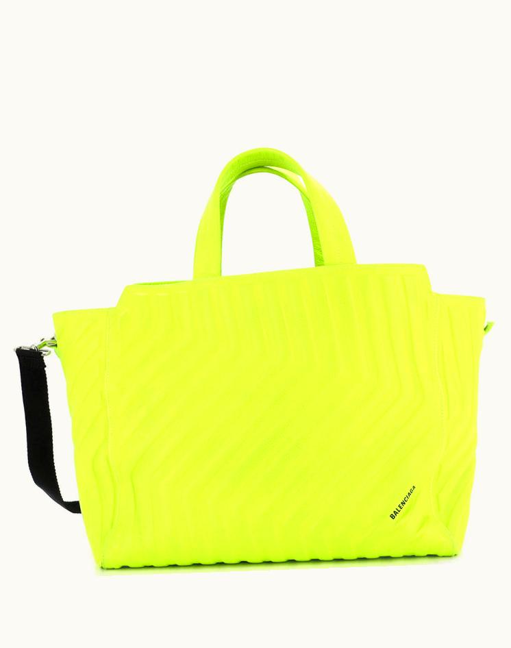 Balenciaga Balenciaga East West Tote Leather Medium Green