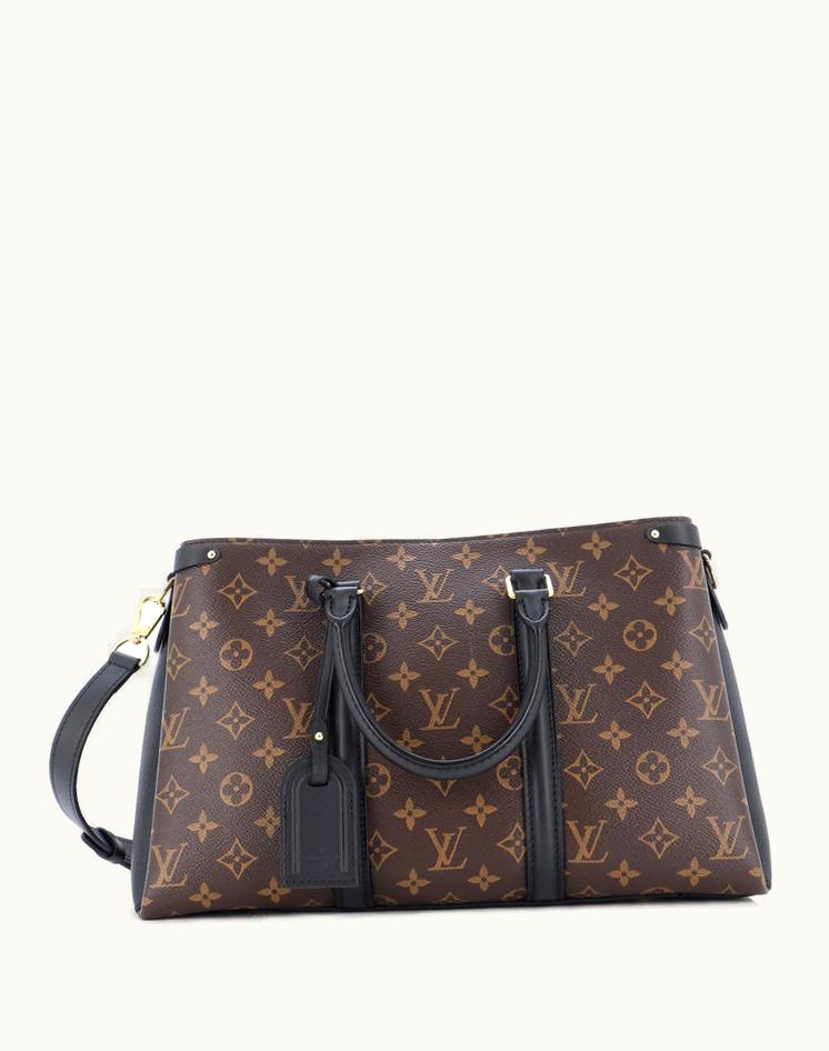 Louis Vuitton Louis Vuitton Soufflot Tote Monogram Canvas With Leather MM