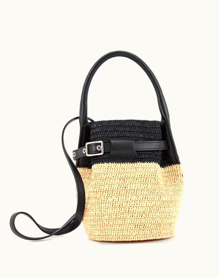 Celine Celine Big Bag Bucket Woven Raffia Nano Luxury Crossbody Neutral