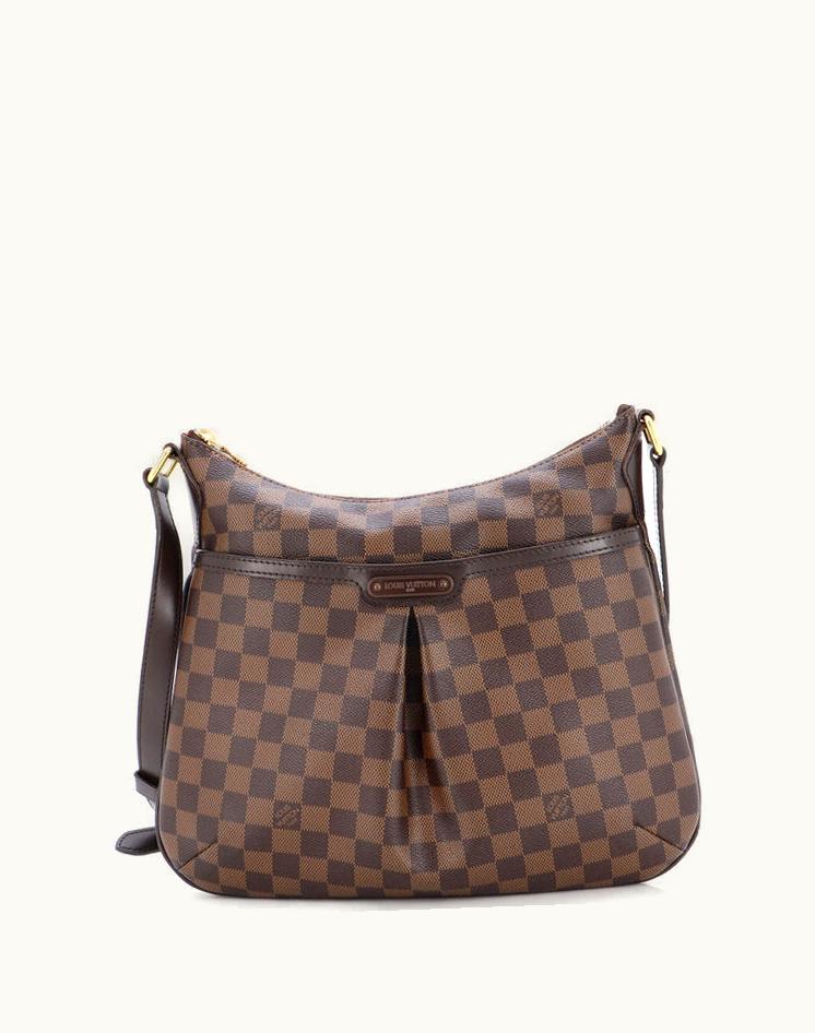 Louis Vuitton Louis Vuitton Bloomsbury Damier PM Handbag Brown-Gold