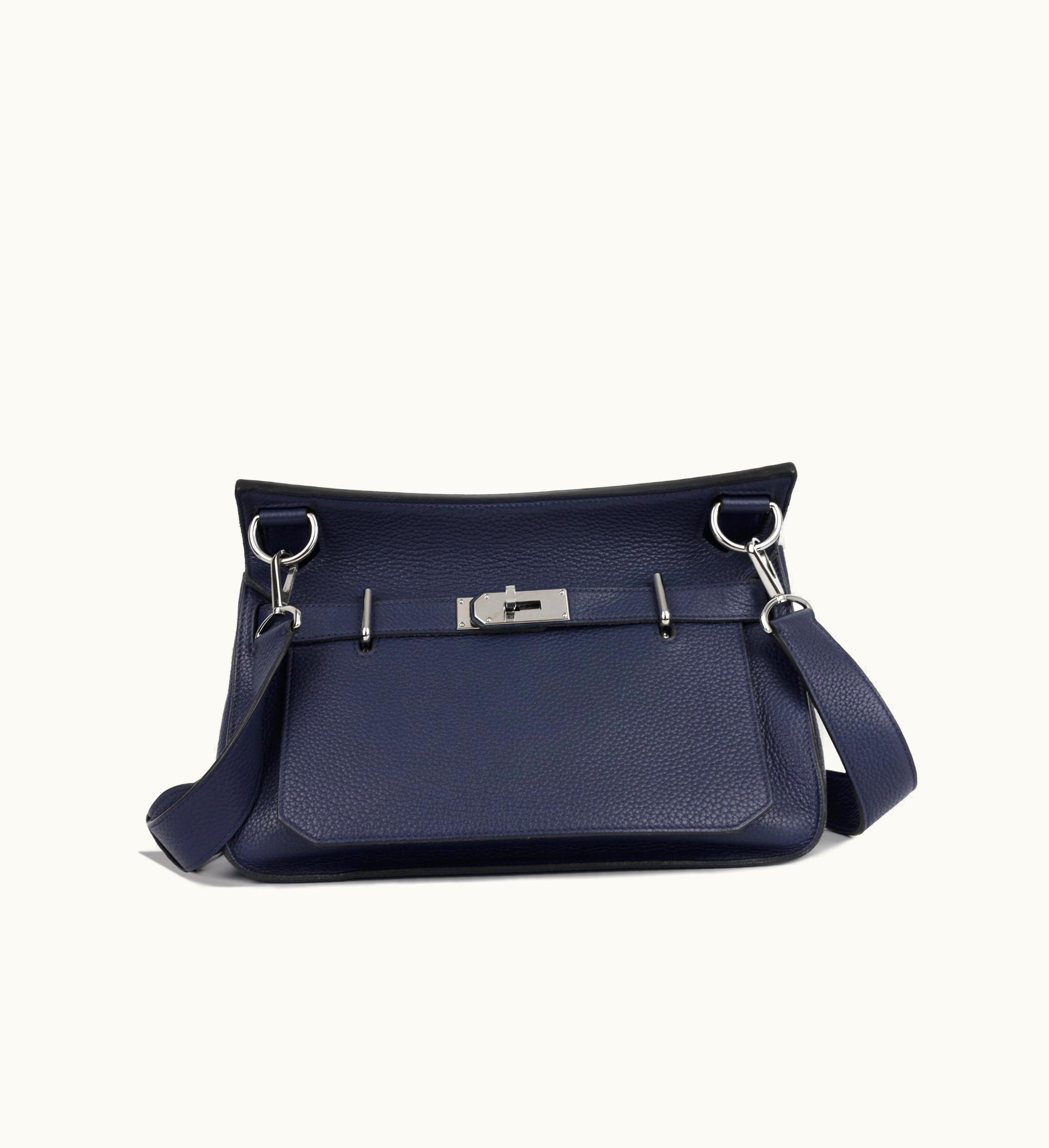 Hermès Hermès Jypsière 31 - Bleu Saphir Clemence