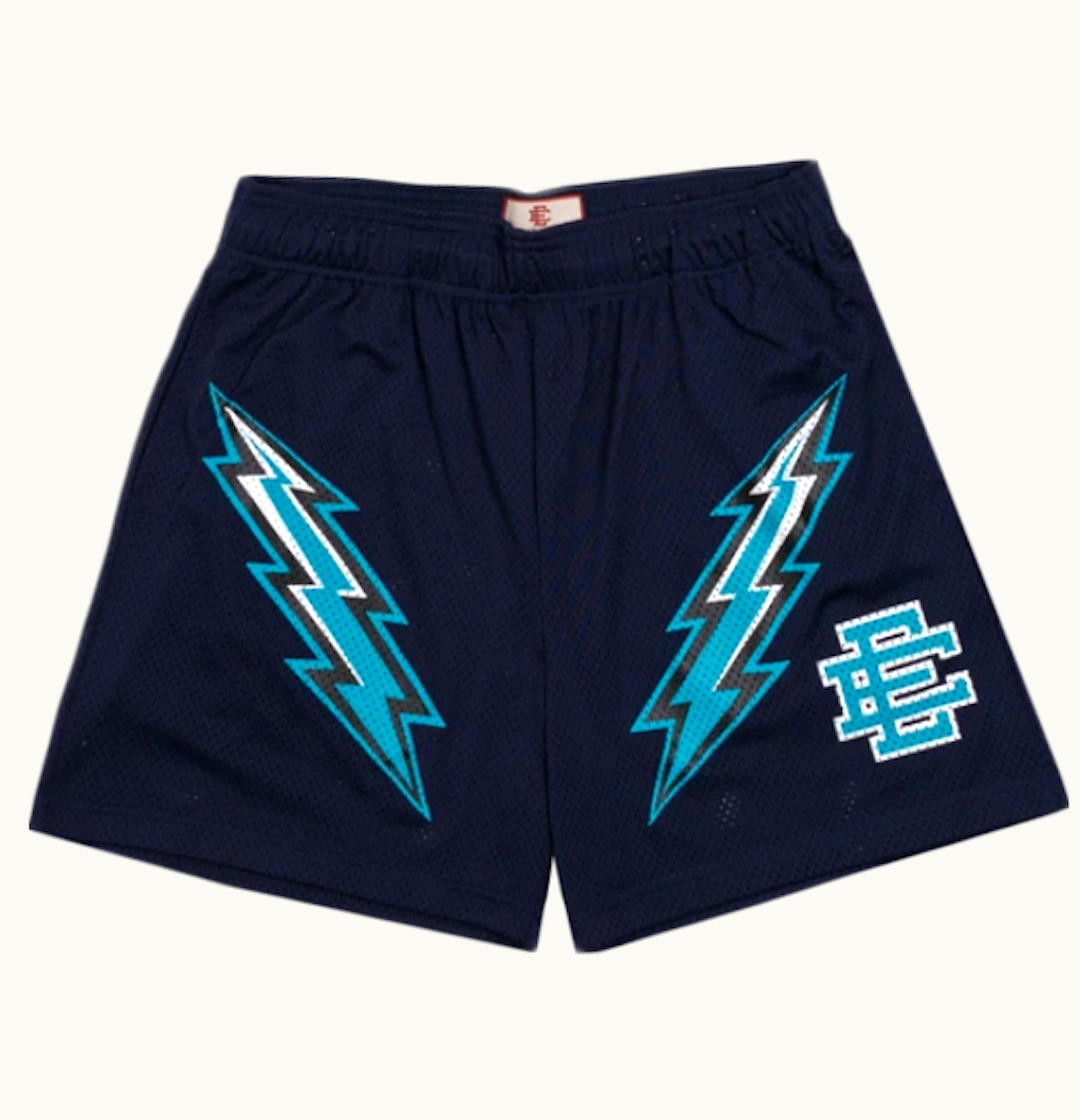 Eric Emanuel Eric Emanuel EE Basic Lightning Bolt Short Navy Black Teal