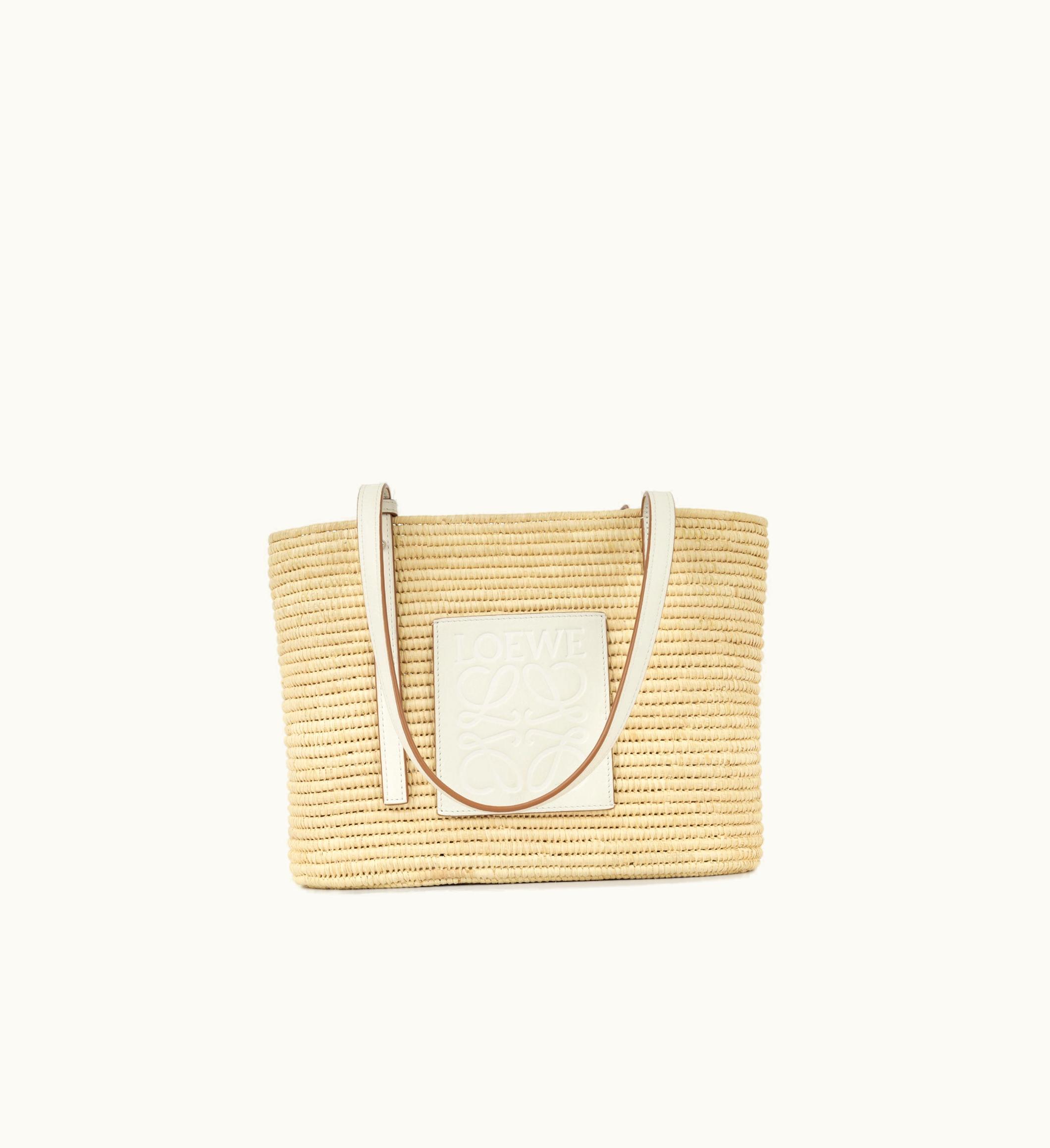 Loewe Loewe Anagram Raffia Tote