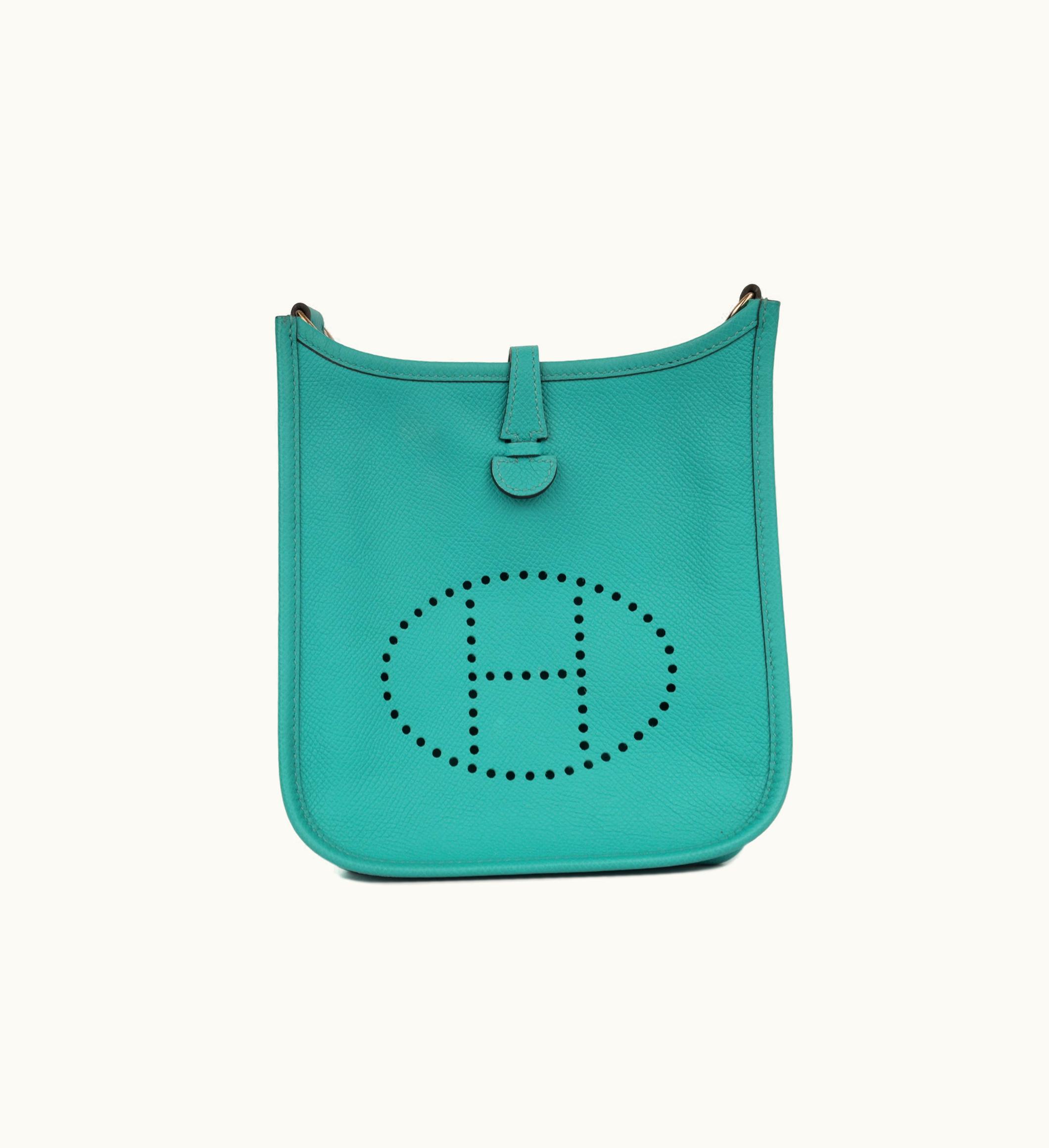 Hermès Hermès Evelyne Tpm - Bleu Paon Epsom