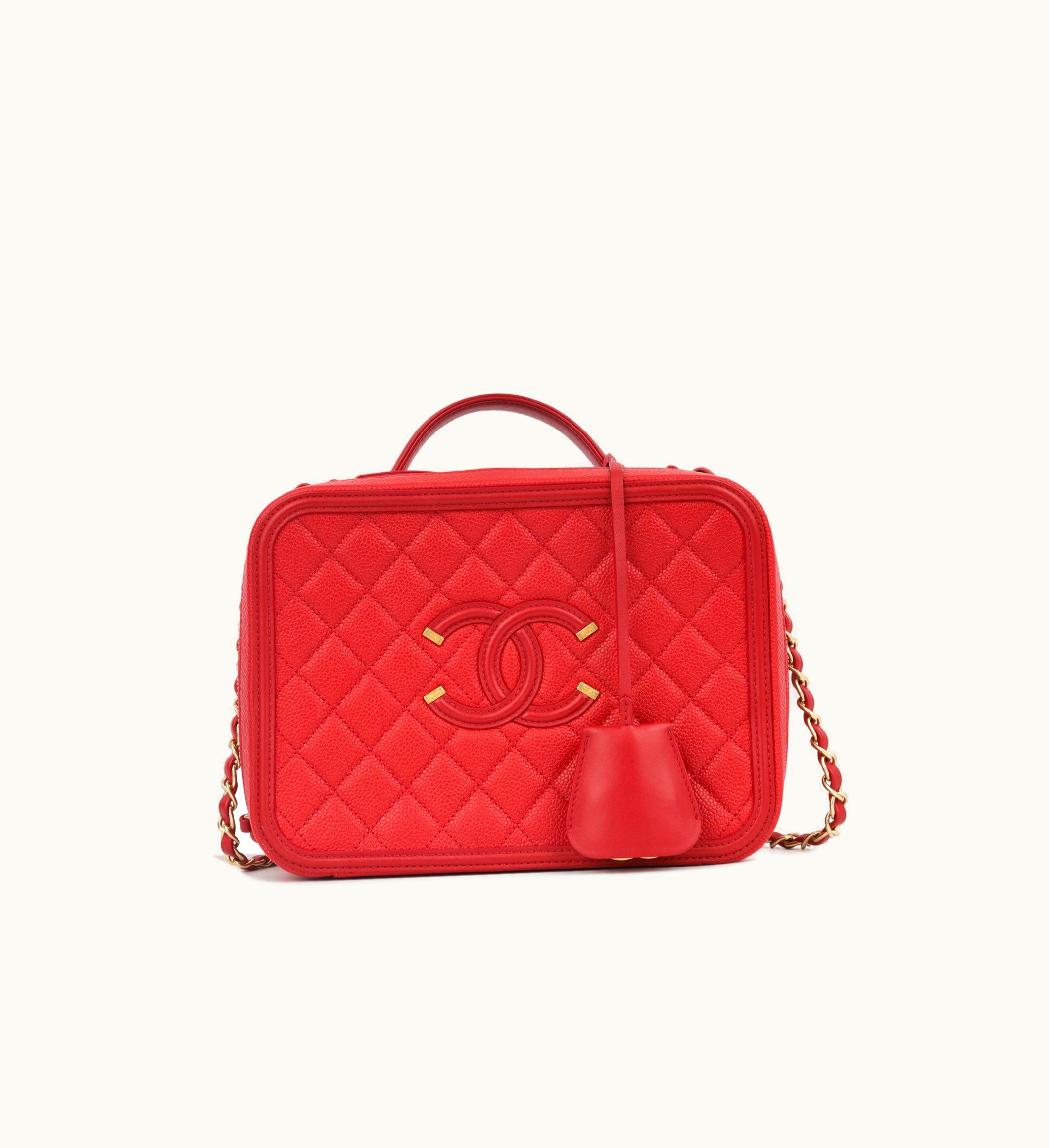 Chanel Chanel Large CC Filigree Vanity Case