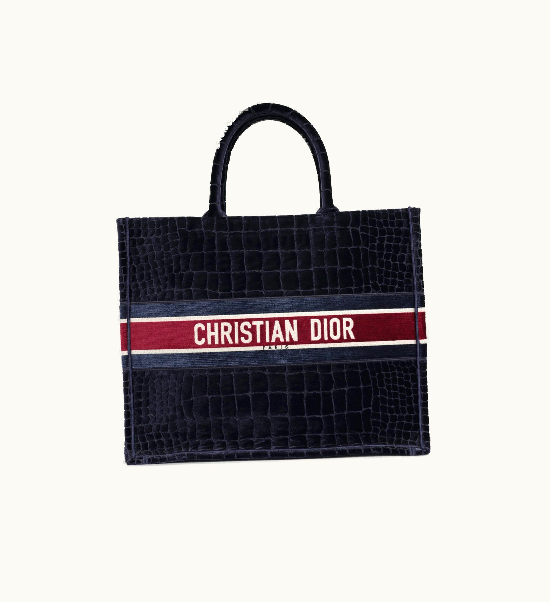 Dior Dior Signature Large Book Tote Bag Black