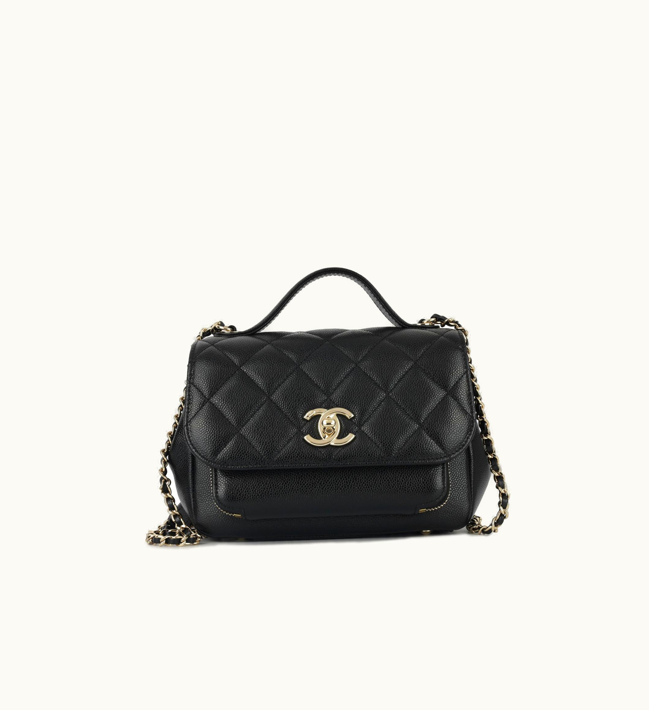 Chanel Chanel Affinity Business Small Bag Black Caviar