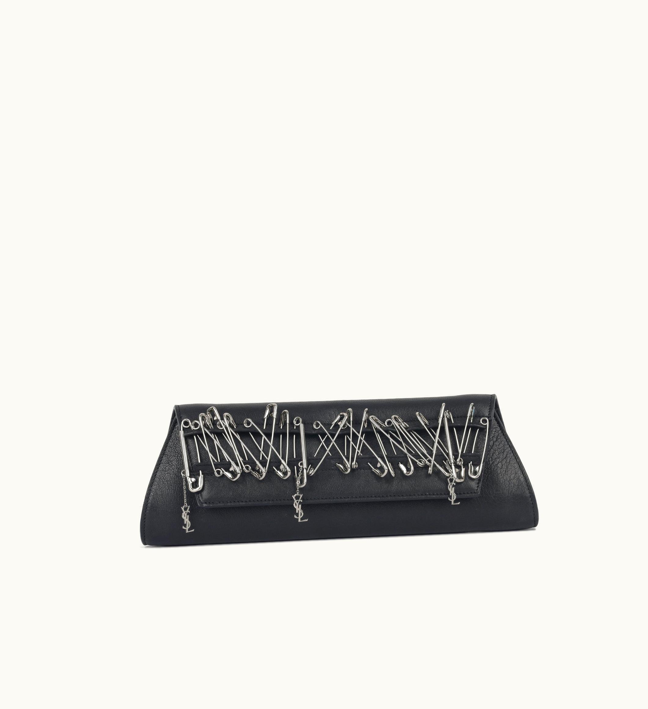 Saint Laurent Saint Laurent Safety Pin Clutch
