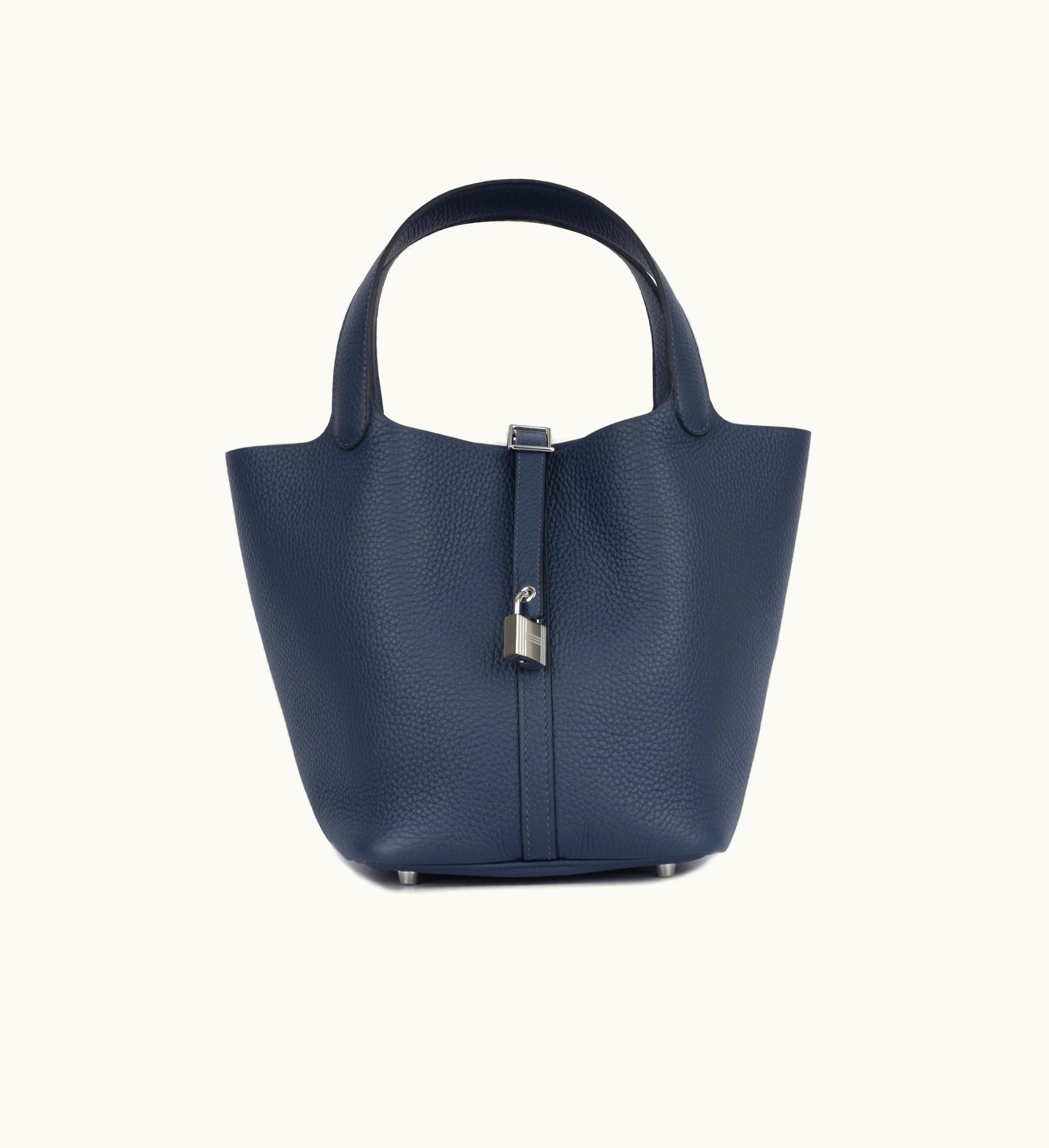 Hermès Hermès Picotin 22 - Bleu De Prusse