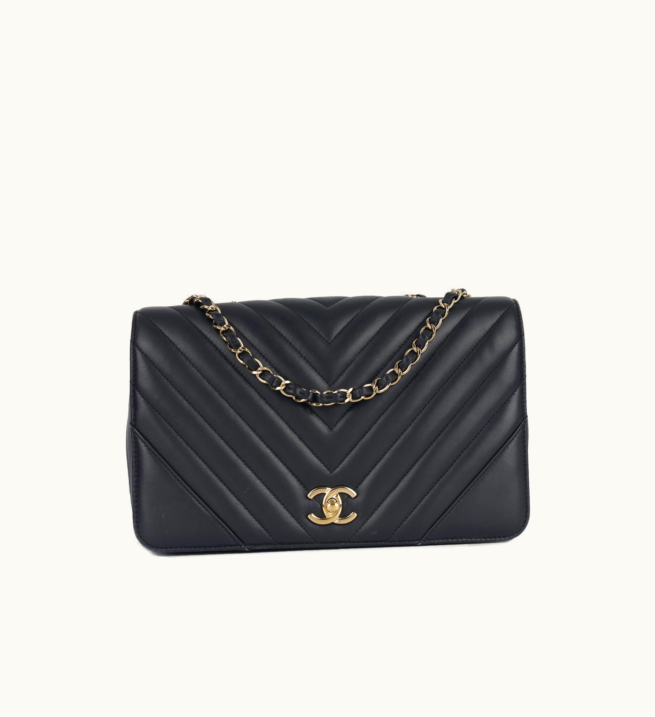 Chanel Chanel Large Chevron Statement Flap Bag