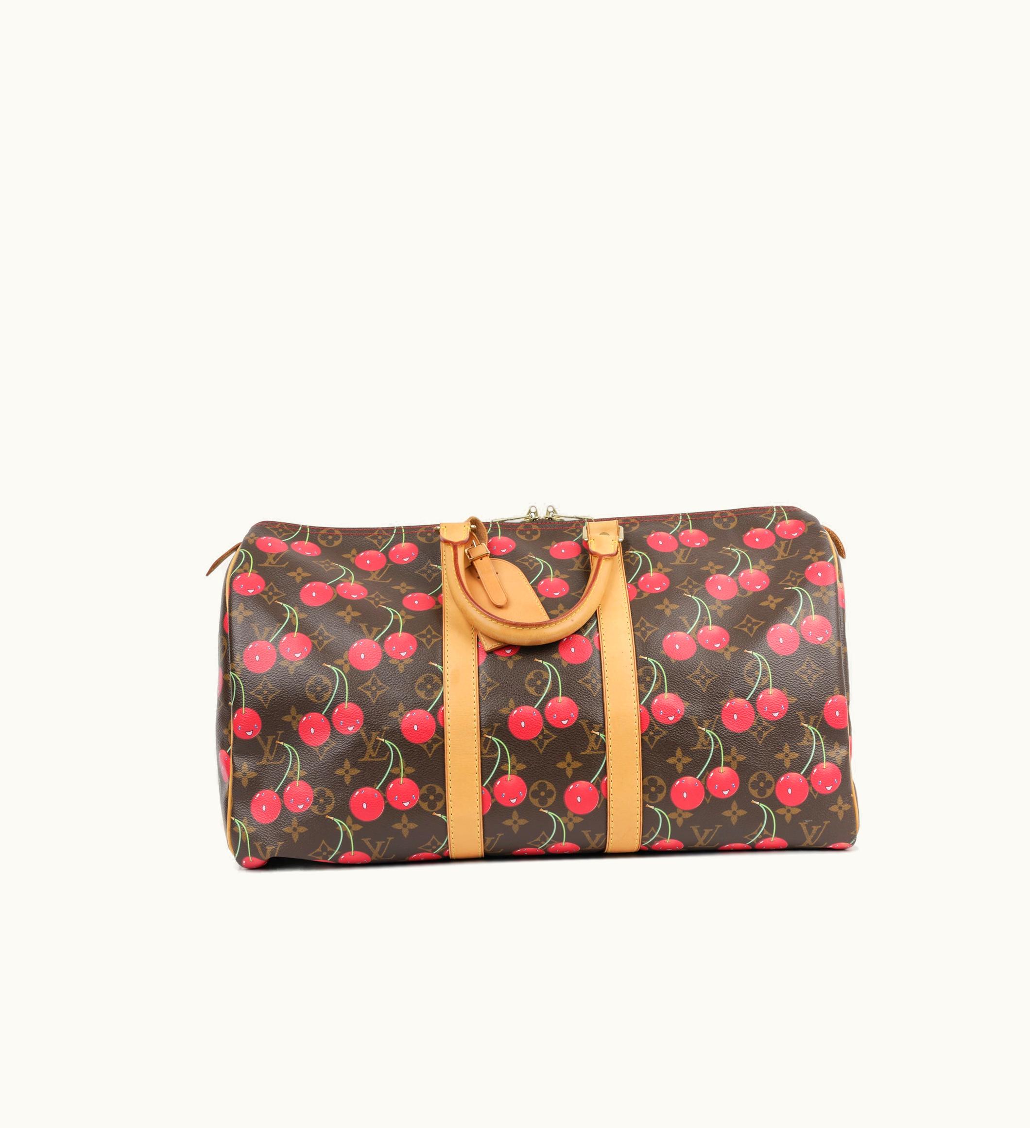 Louis Vuitton Louis Vuitton Cherry Keepall 45 - Takashi Murakami