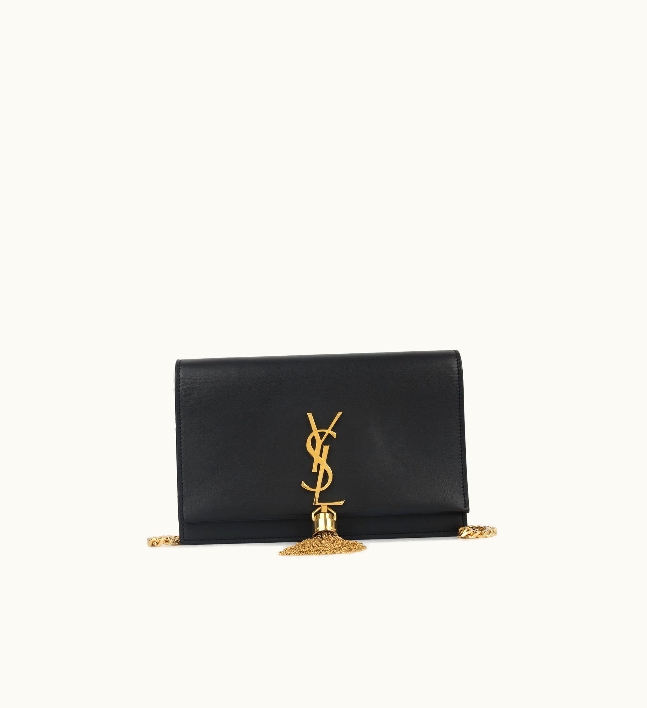 Saint Laurent Saint Laurent Kate Chain Wallet With Tassel
