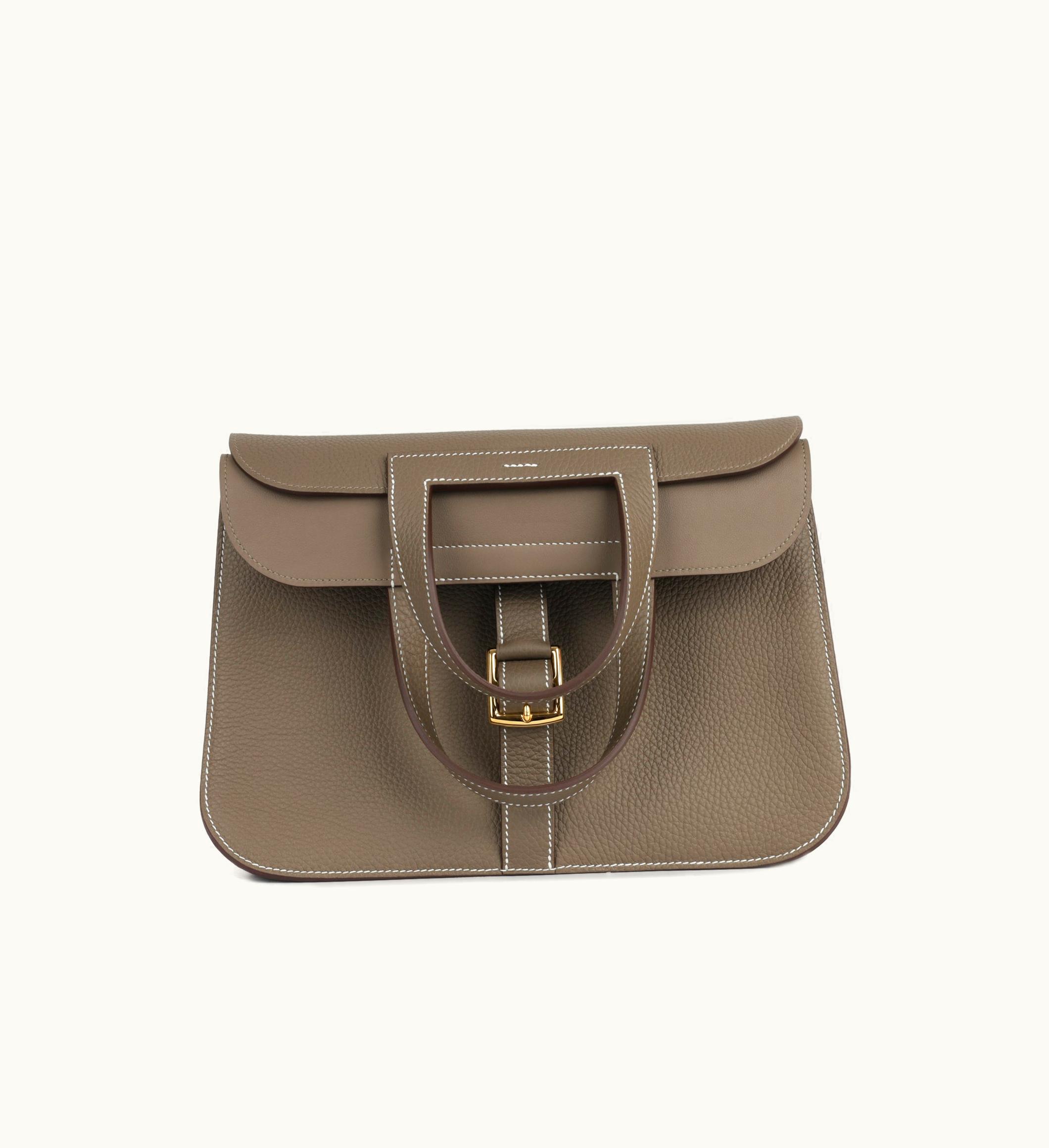 Hermès Hermès Halzan 31 - Etoupe Clemence