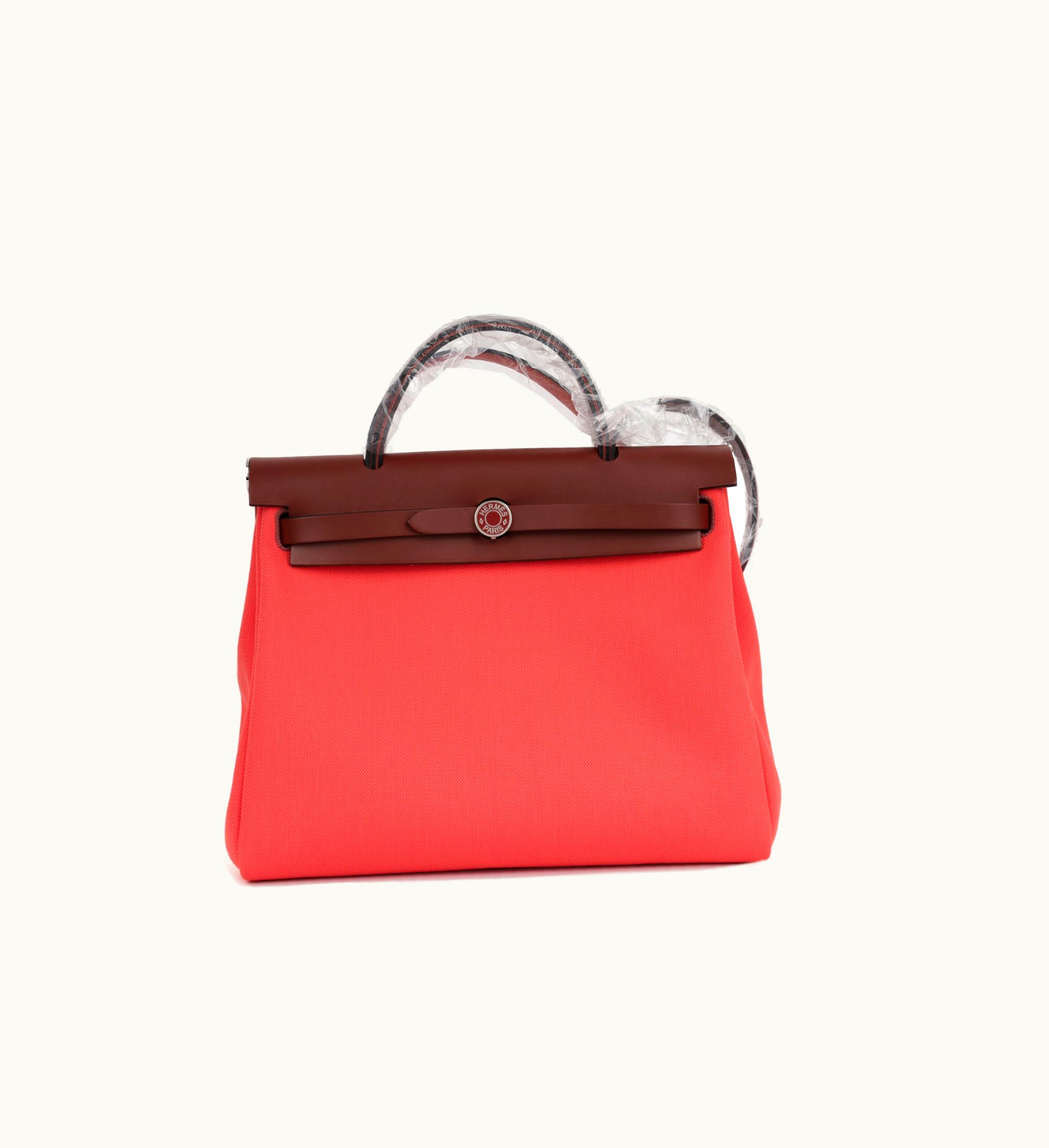 Hermès Hermès Herbag 31 -Rose Texas/Rouge H