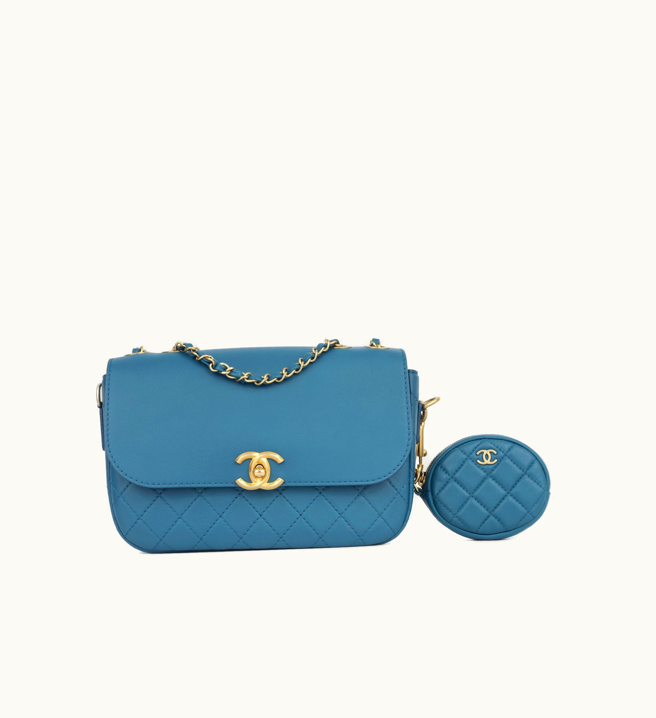 Chanel Chanel Multi Pouching Flap - Blue