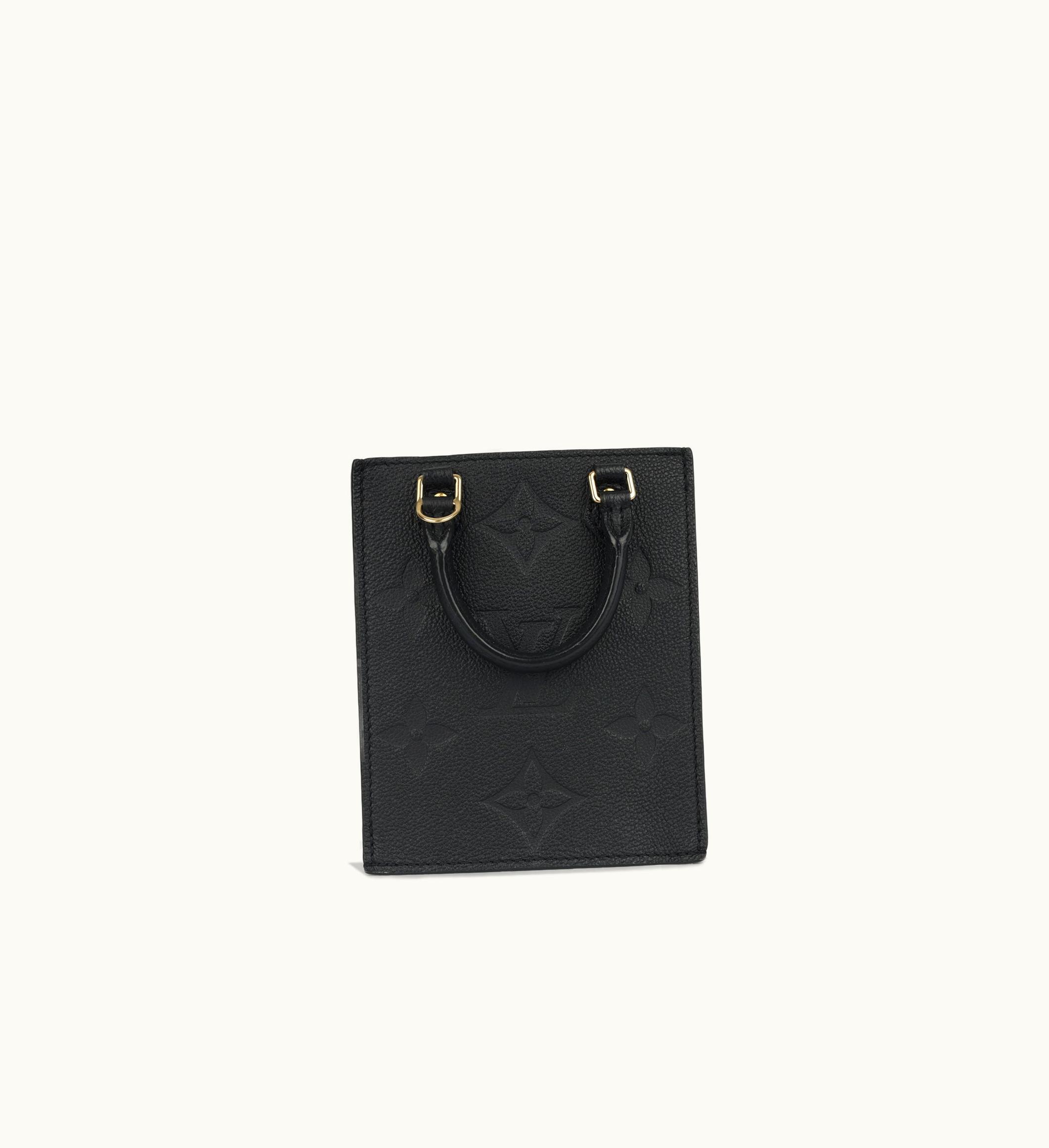 Louis Vuitton Louis Vuitton Petit Sac Plat - Black Empreinte
