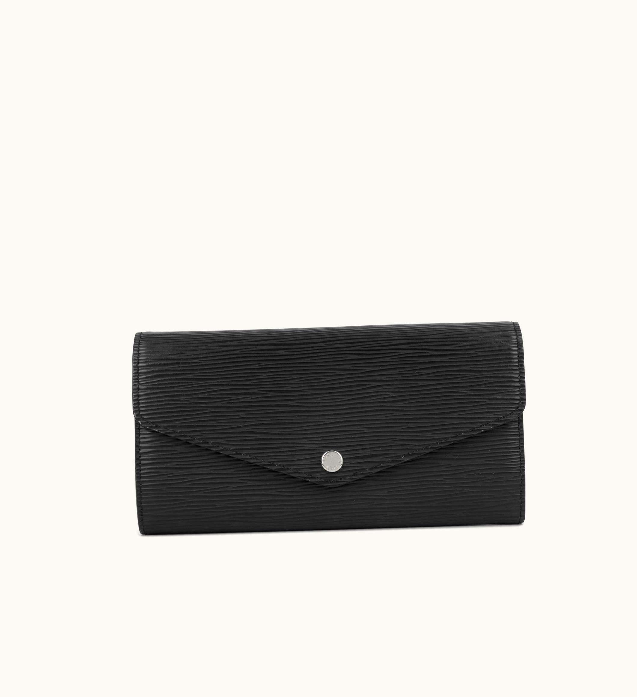 Louis Vuitton Louis Vuitton Sarah Epi Leather Wallet Black