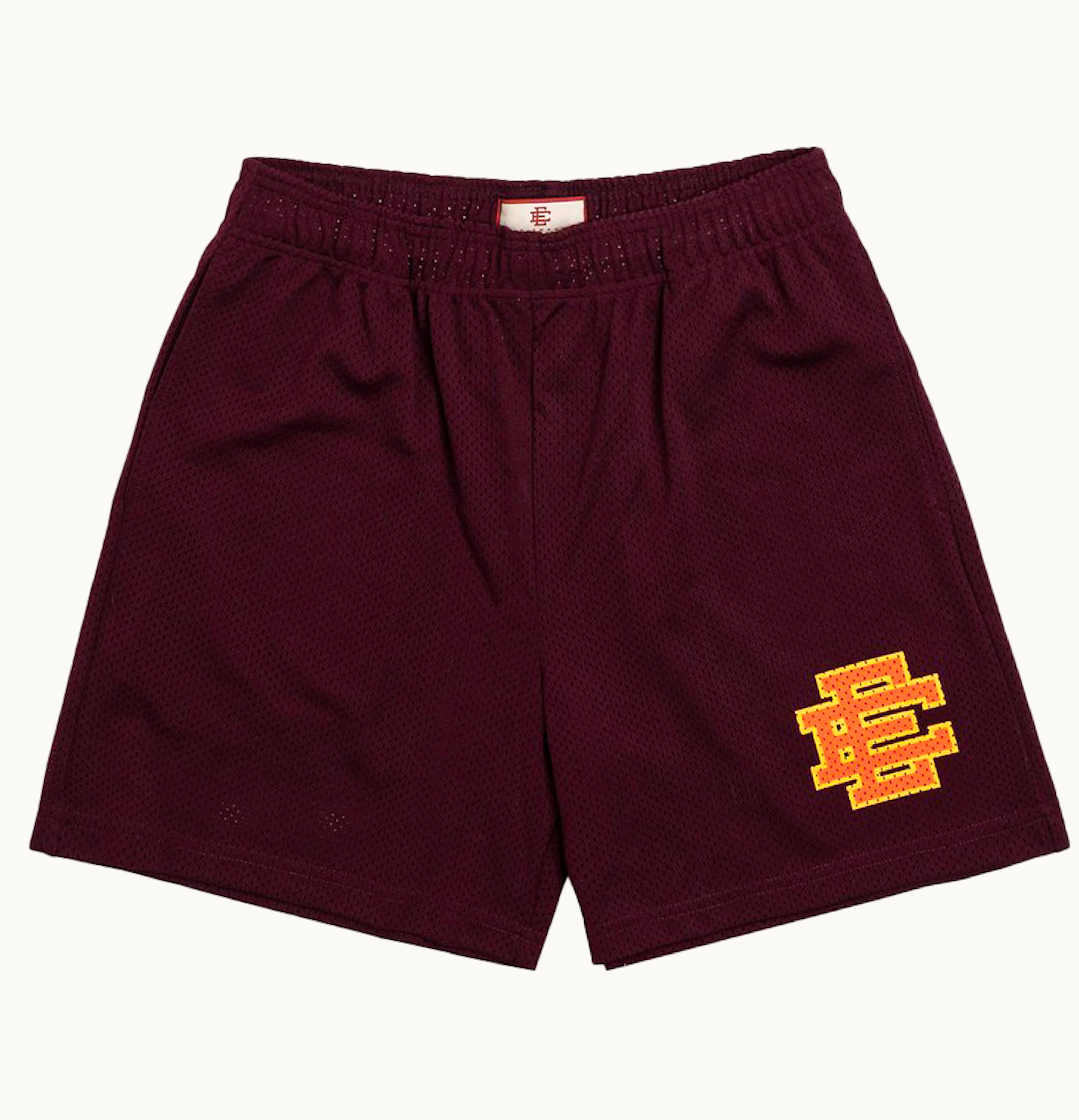 Eric Emanuel Eric Emanuel EE Basic Short Maroon Yellow Orange