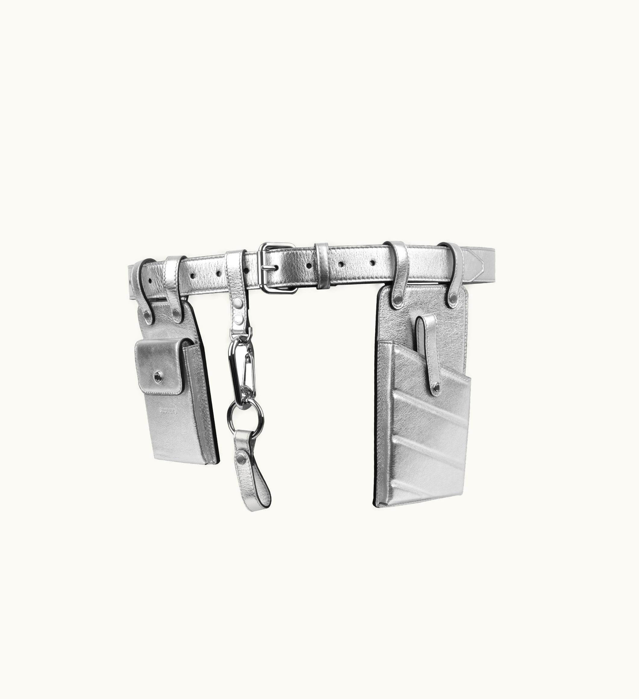 Fendi Fendi Utility Belt Bag - Metallic