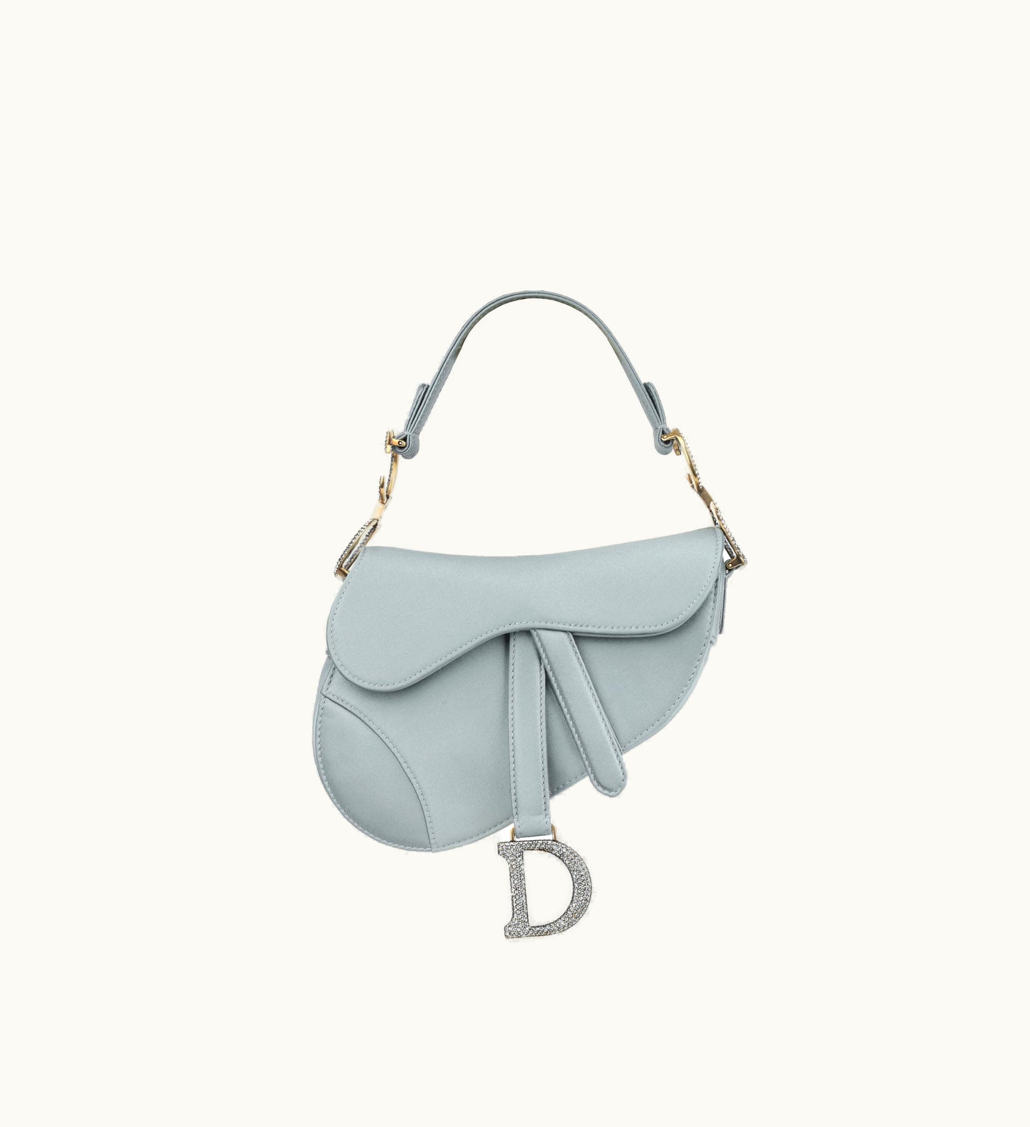 Dior Dior Classic Saddle Bag Mini in Sage Green