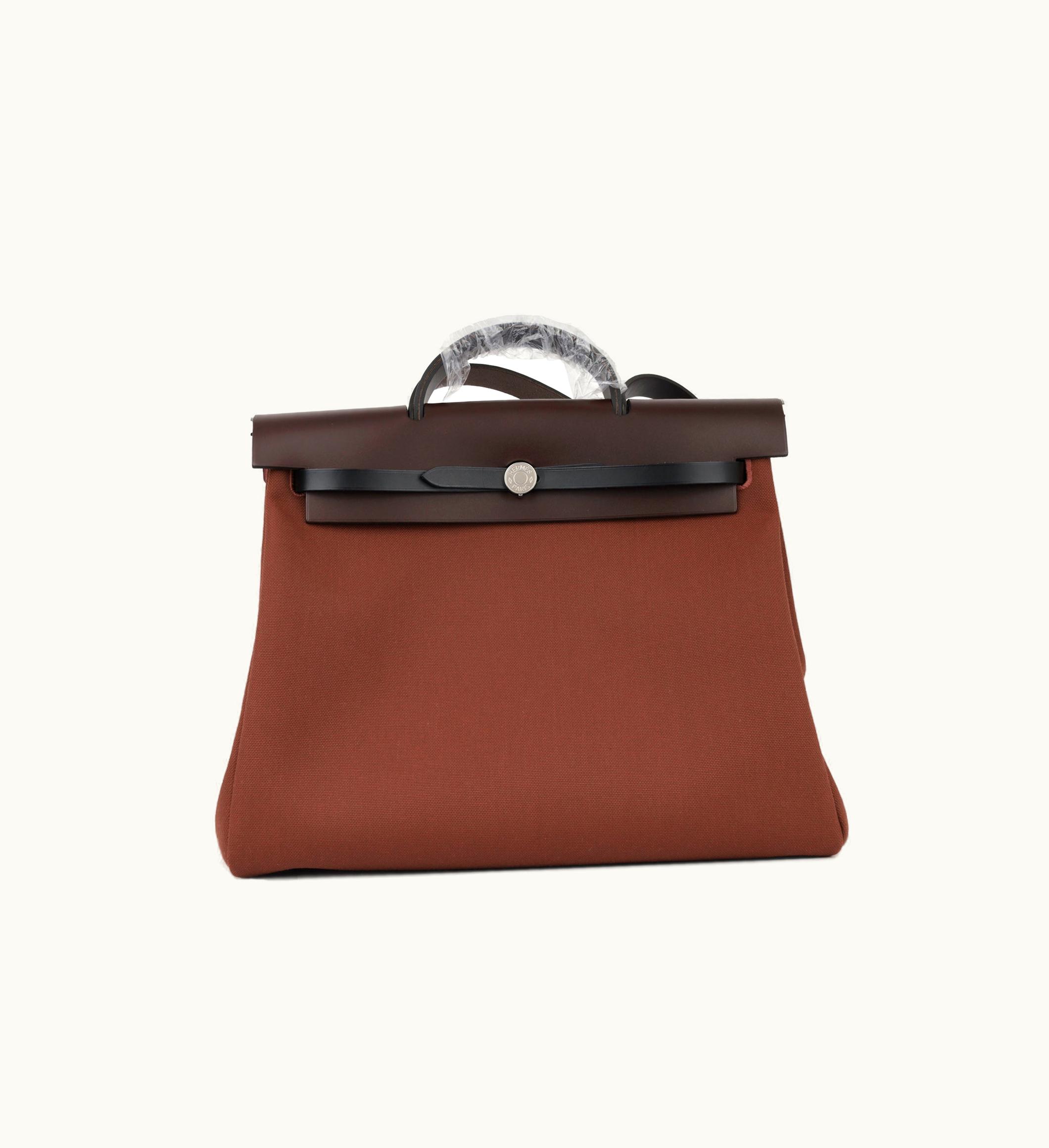 Hermès Hermès Herbag 39 - Rouge H / Noir Hunter