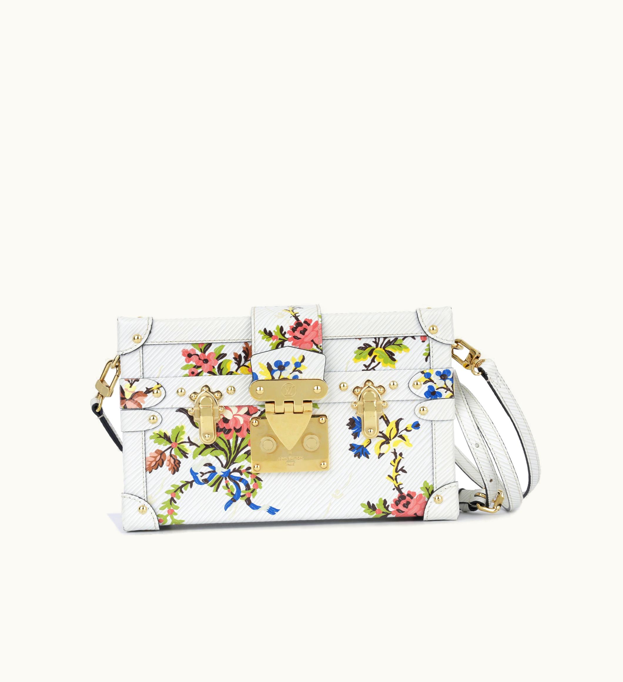 Louis Vuitton Louis Vuitton Petite Malle - White Romantic Blossom Epi