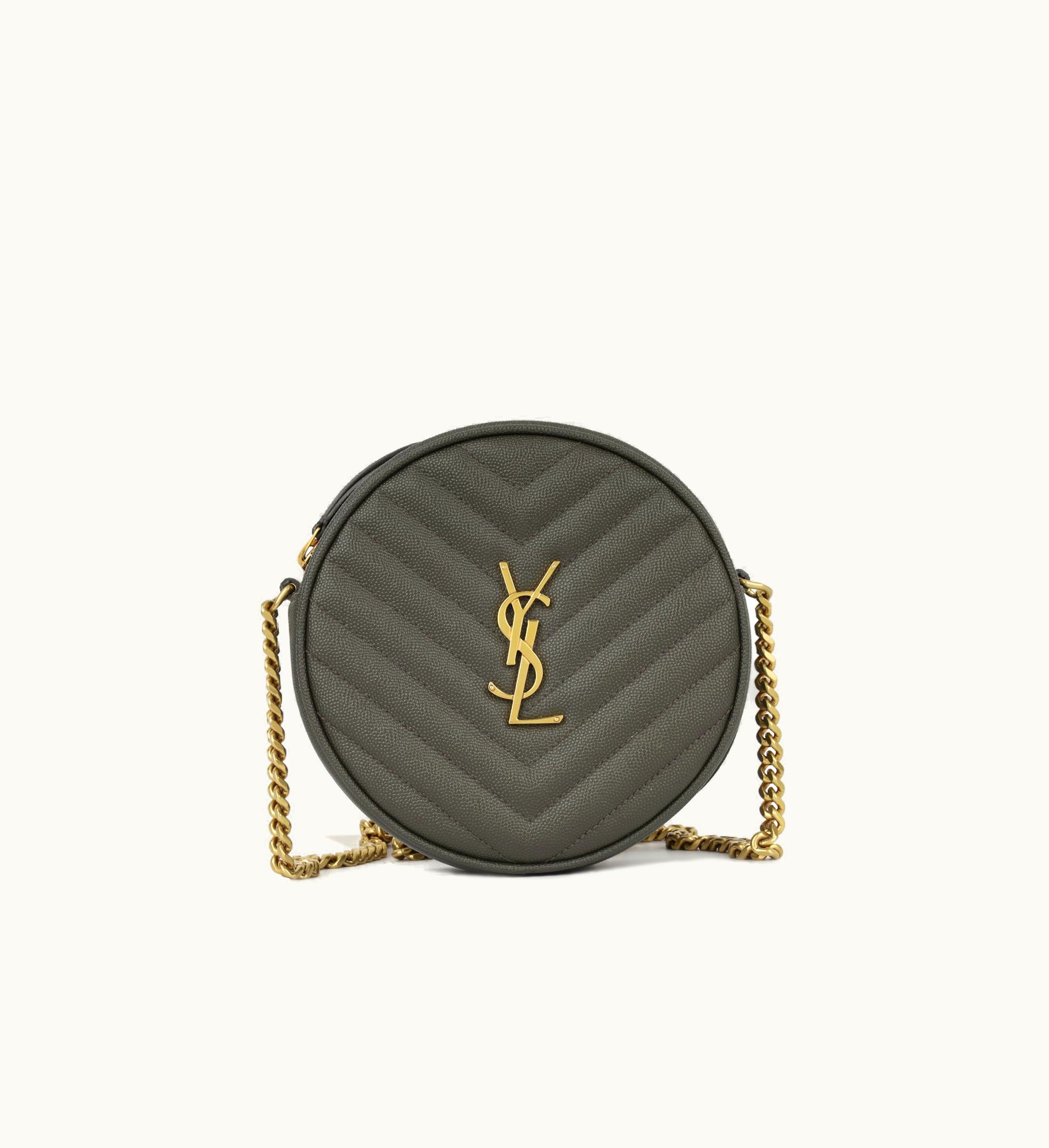 Saint Laurent Saint Laurent Vinyle Round Camera Bag