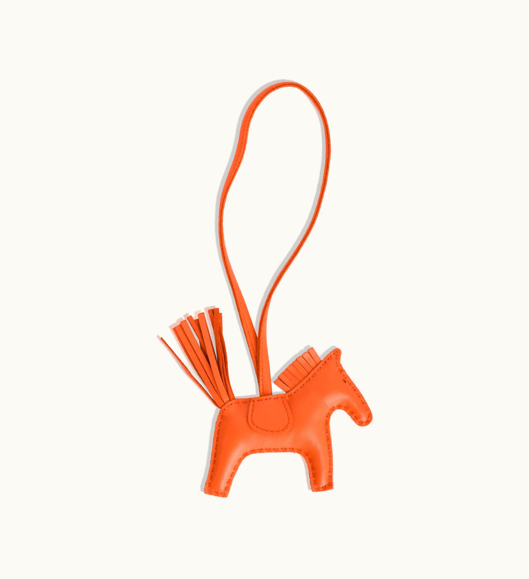Hermès Hermès Pegasus Rodeo PM Bag Charm in Rose Pink