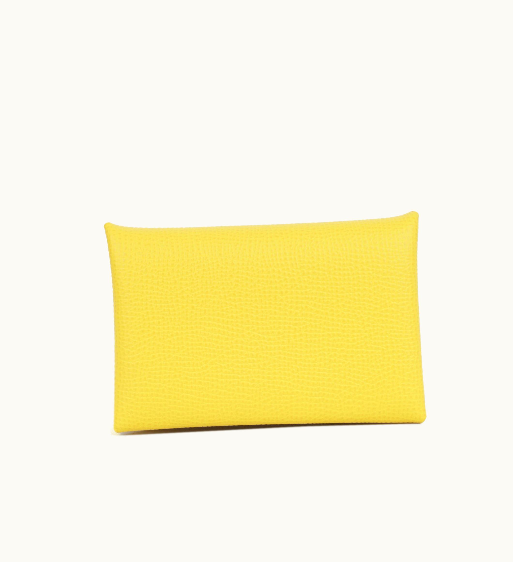 Hermès Hermès Calvi Card Holder Luxury Leather Wallet Black