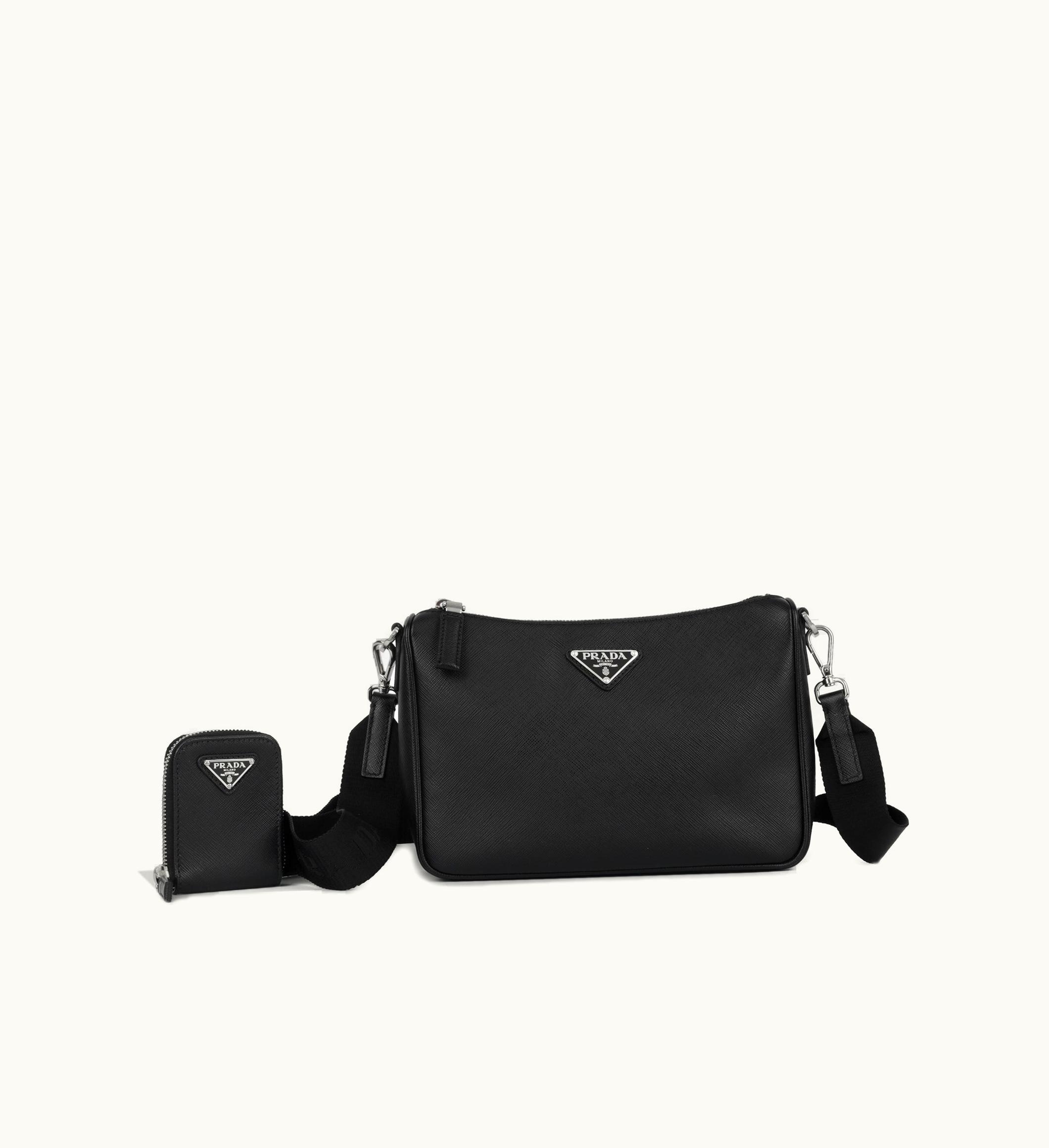 Prada Prada Saffiano Leather Shoulder Bag