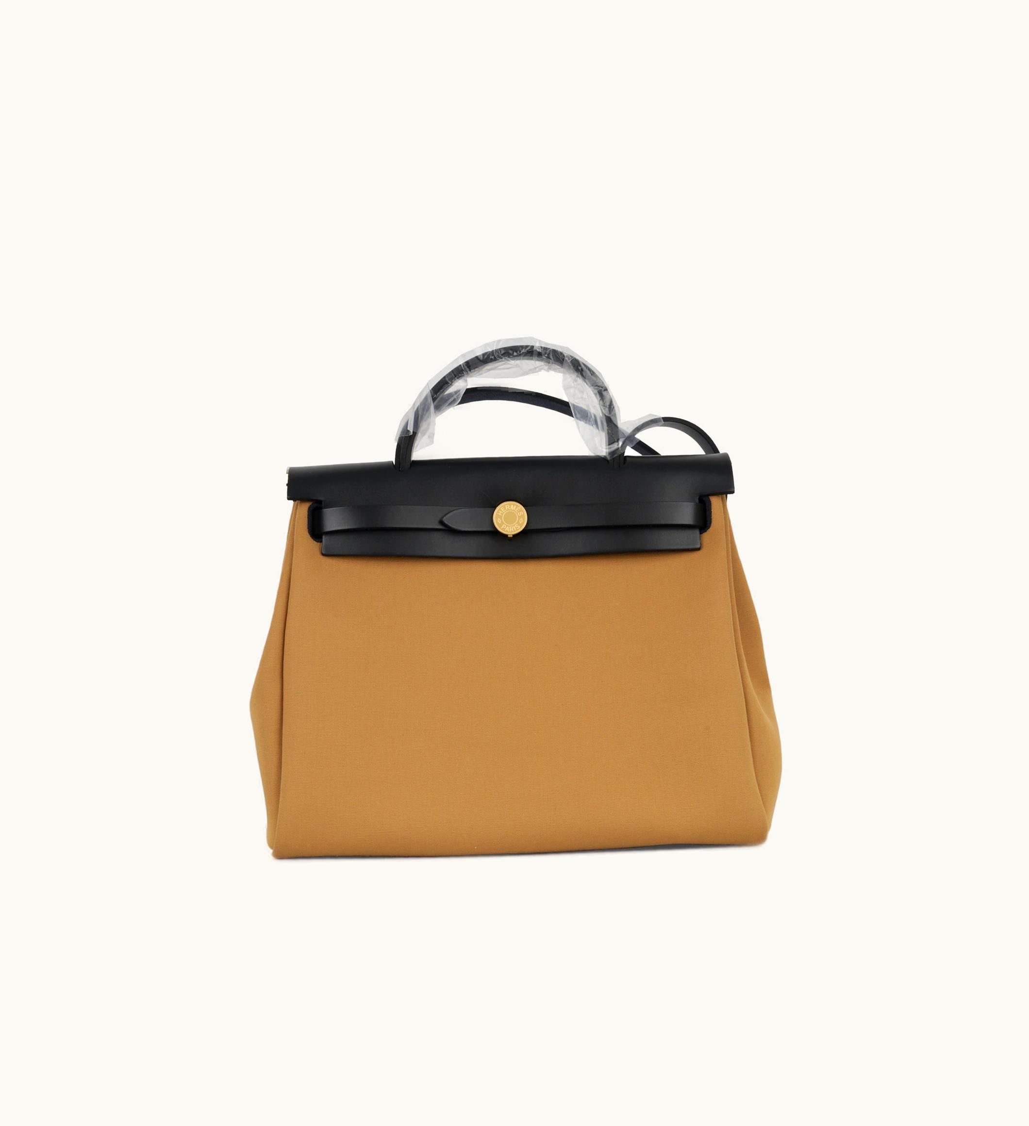 Hermès Hermès Herbag 31 - Dune/ Cassis/Noir Hunter