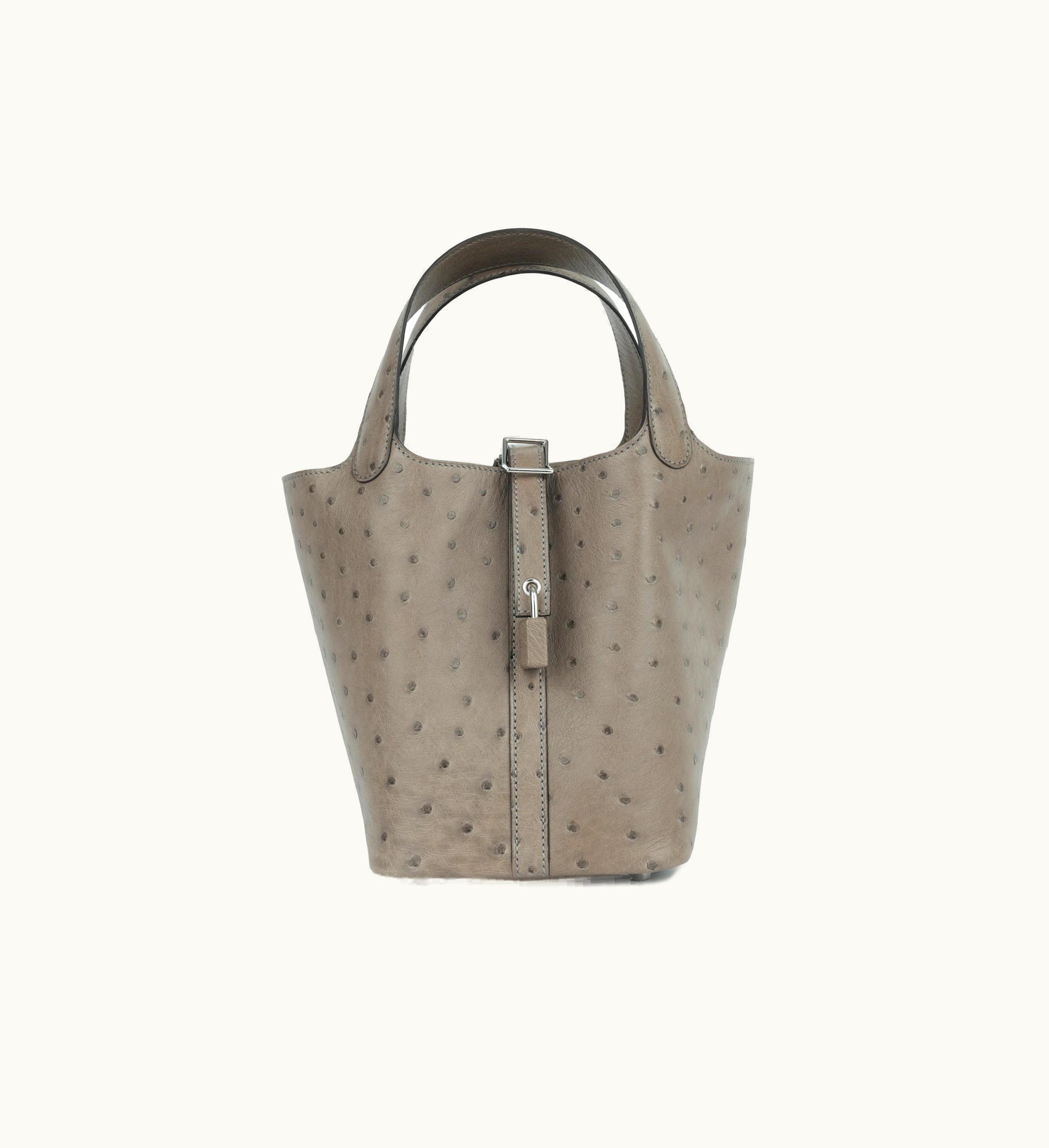 Hermès Hermès Picotin 18 - Gris Tourterelle Ostrich