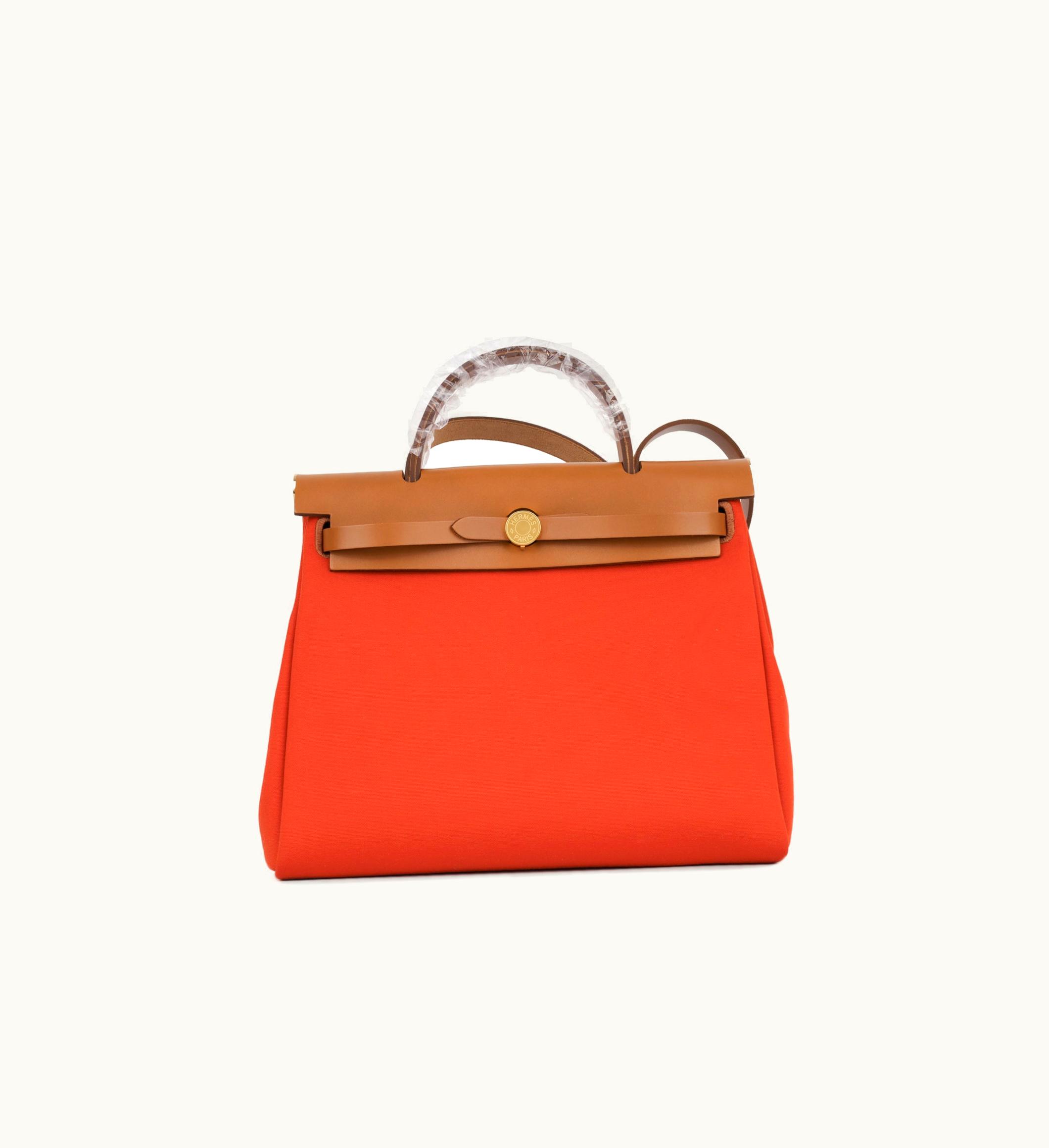 Hermès Hermès Herbag 31 - Orange Mecano