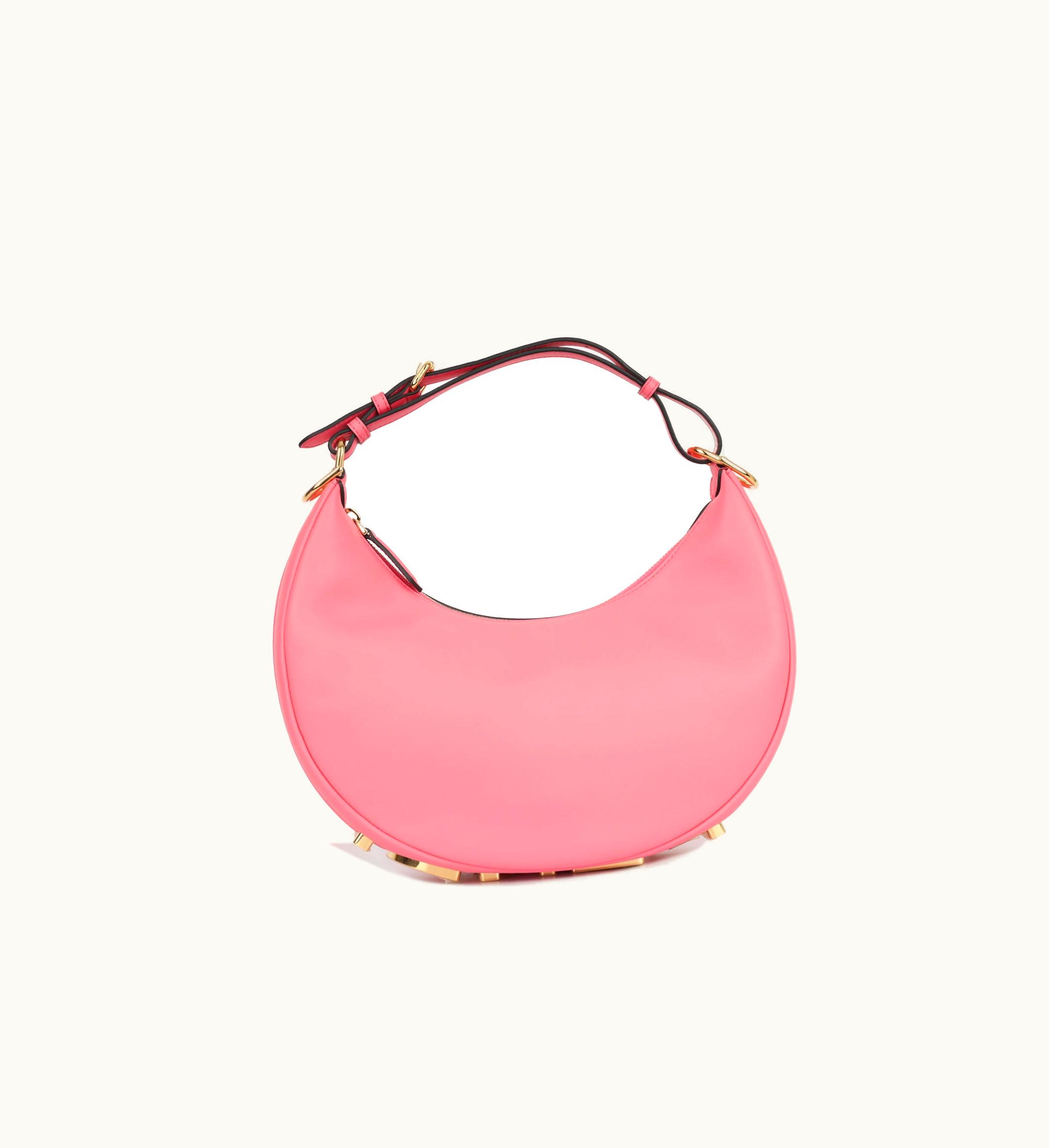 Fendi FENDI Fendigraphy Small Hobo Bag Pink Calfskin