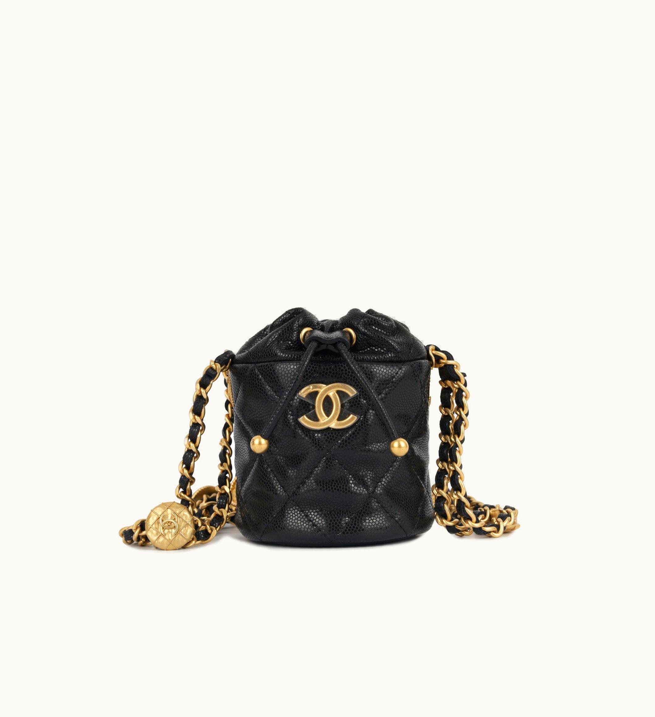 Chanel Chanel Micro Bucket Bag On Chain