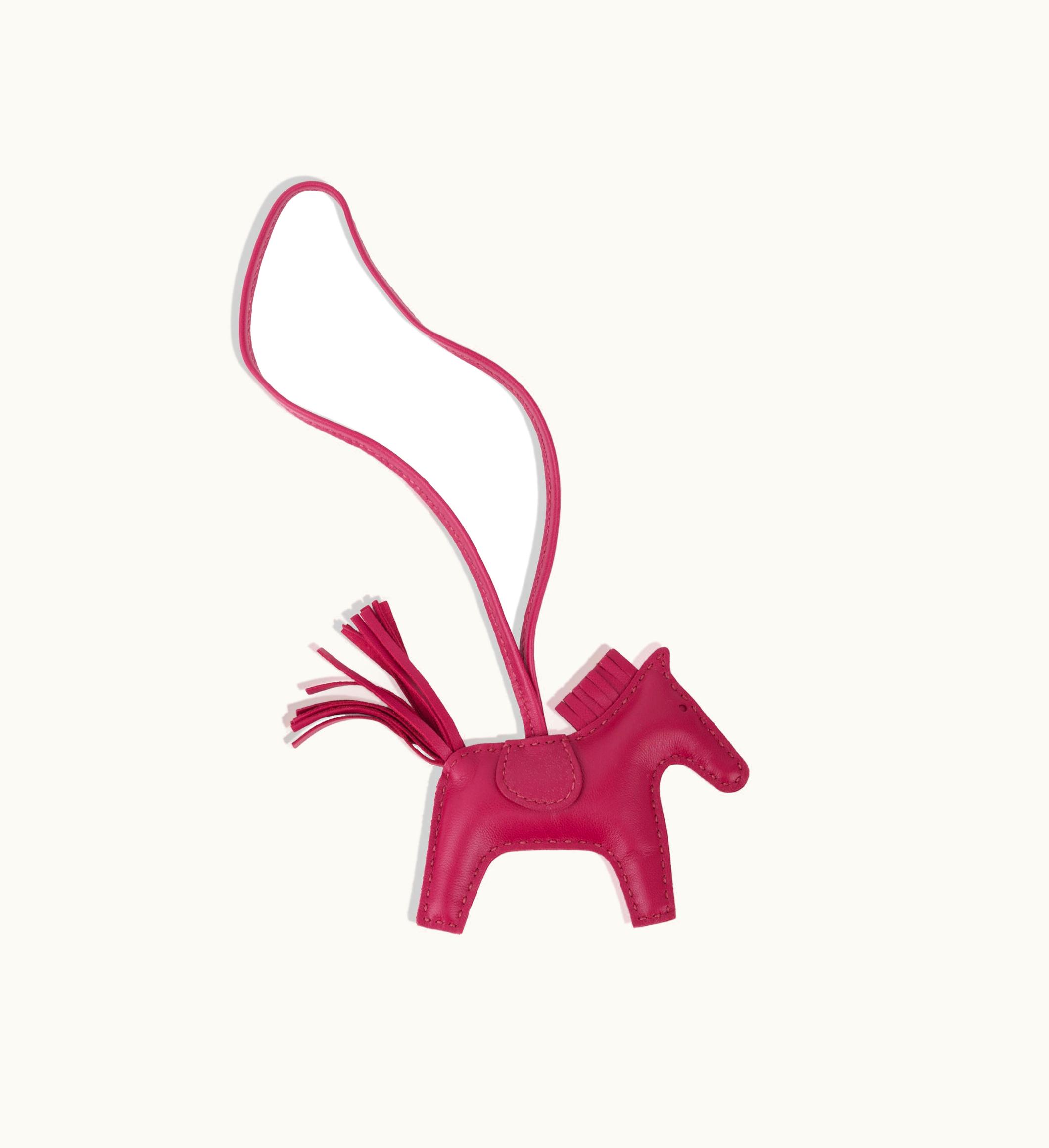 Hermès Hermès Rodeo Mini Bag Charm in Rose Gold