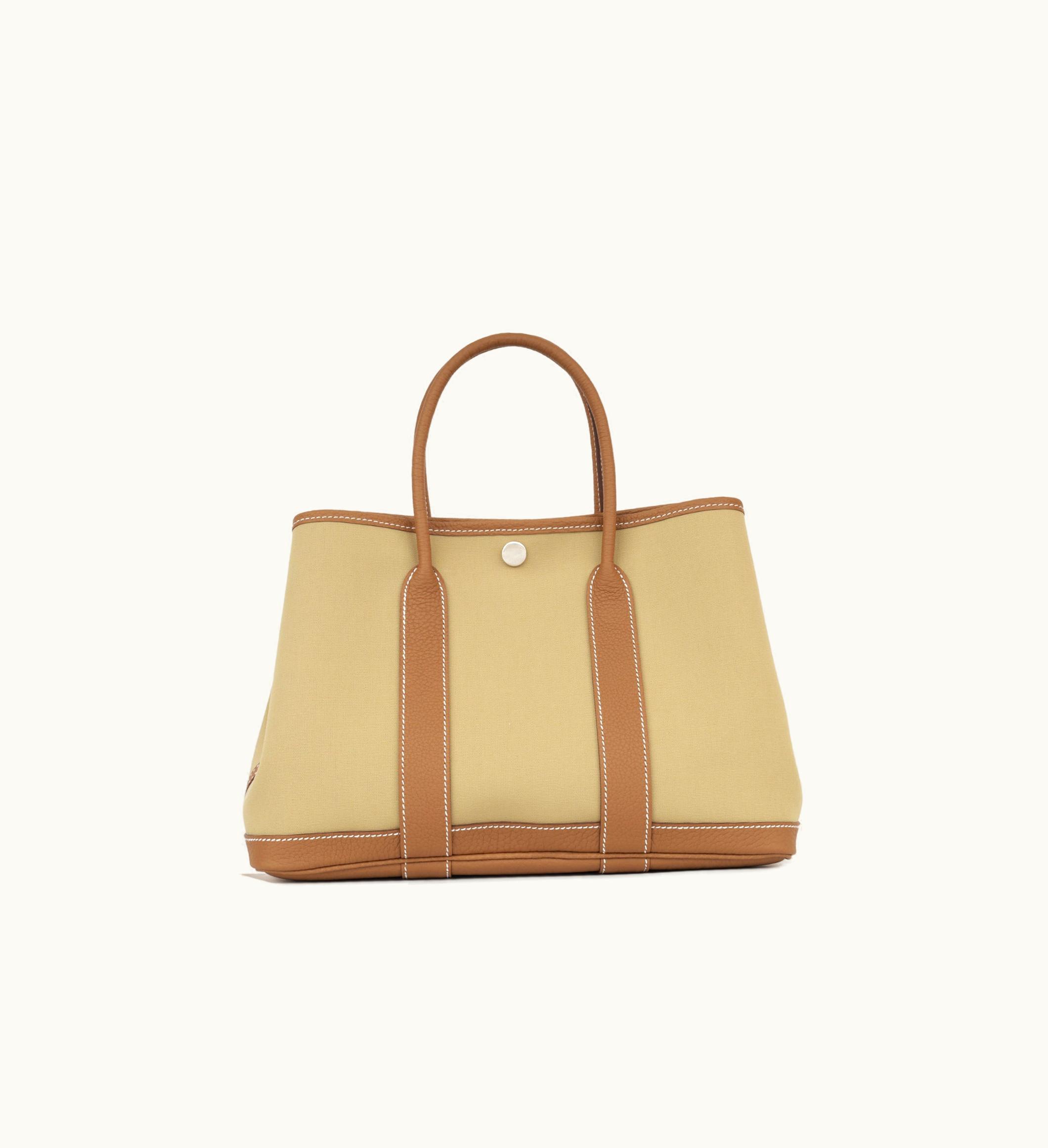 Hermès Hermès Garden Party 30 - Trench Canvas/Gold Negonda