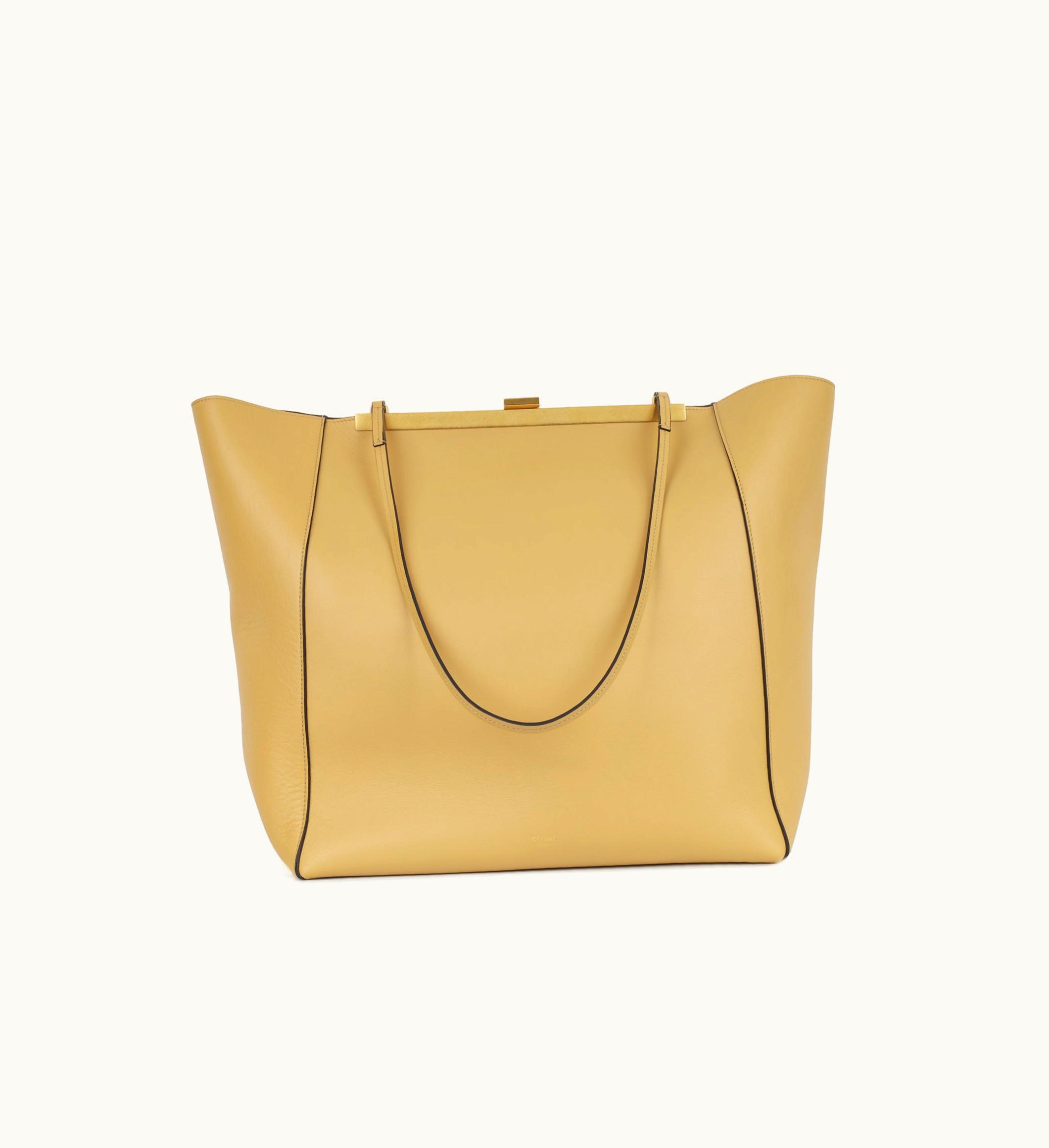 Celine Clasp Cabas Tote
