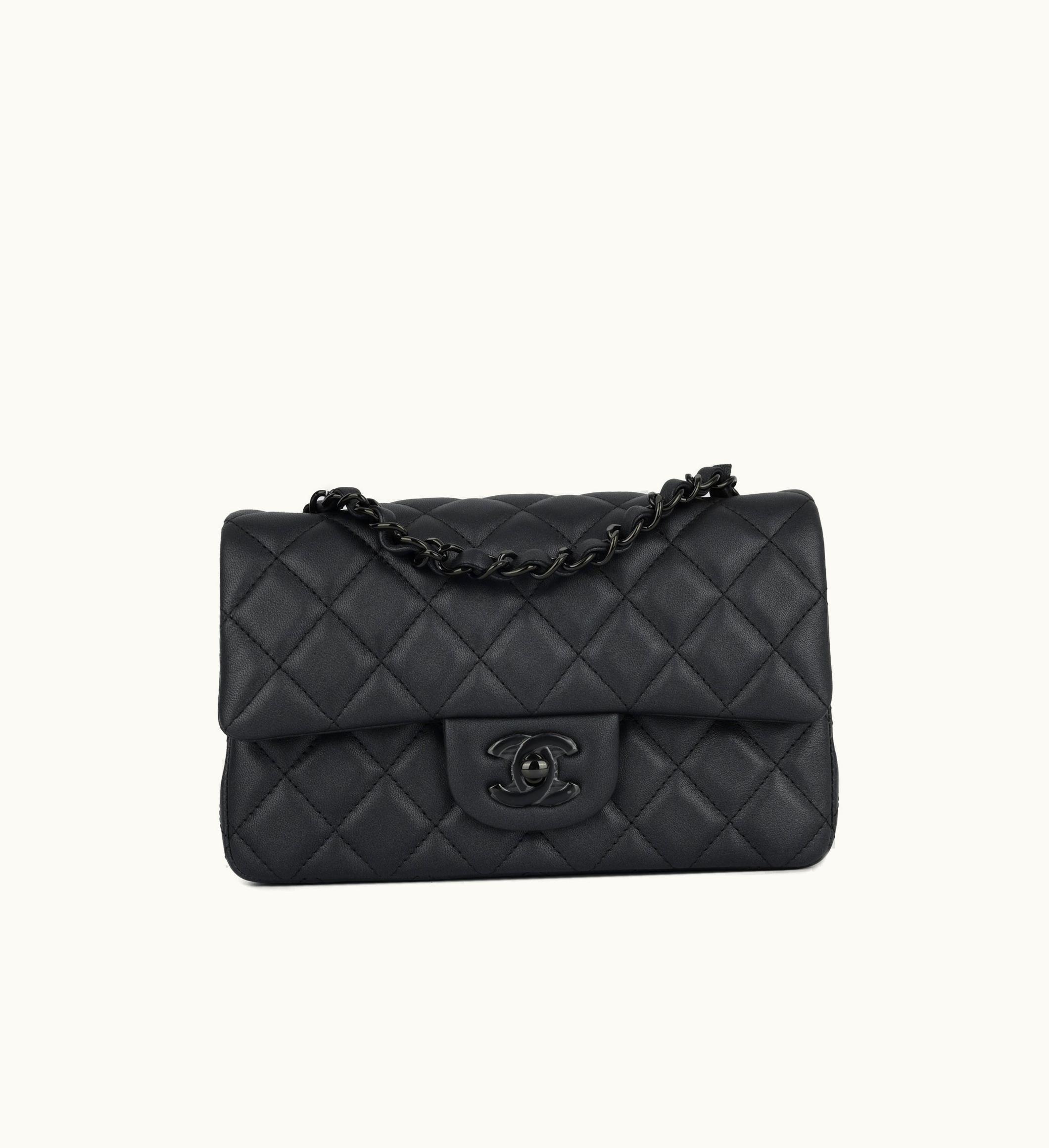 Chanel Chanel Mini Rectangular - So Black