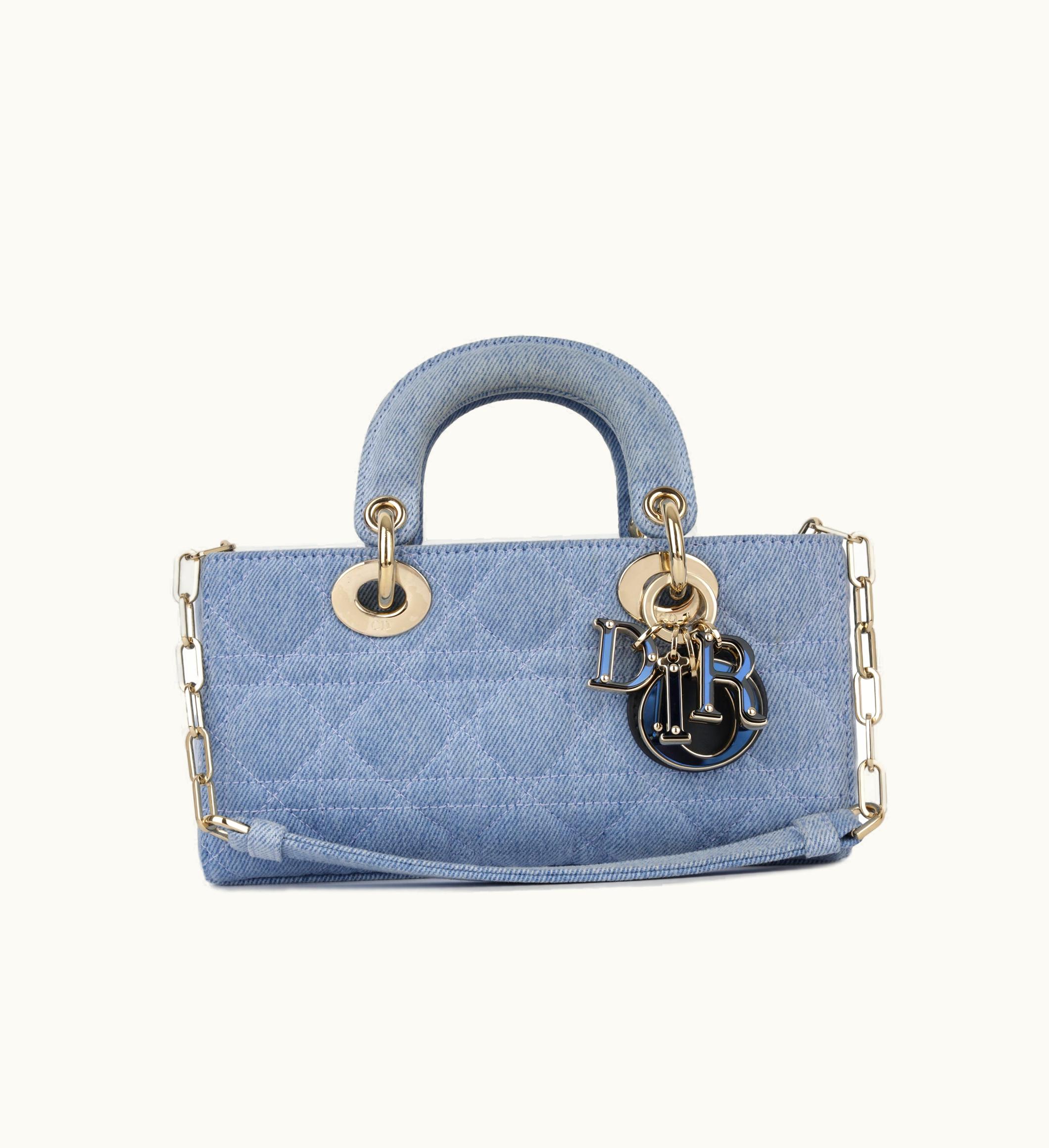 Dior Dior Lady D-Joy Denim Bag Blue