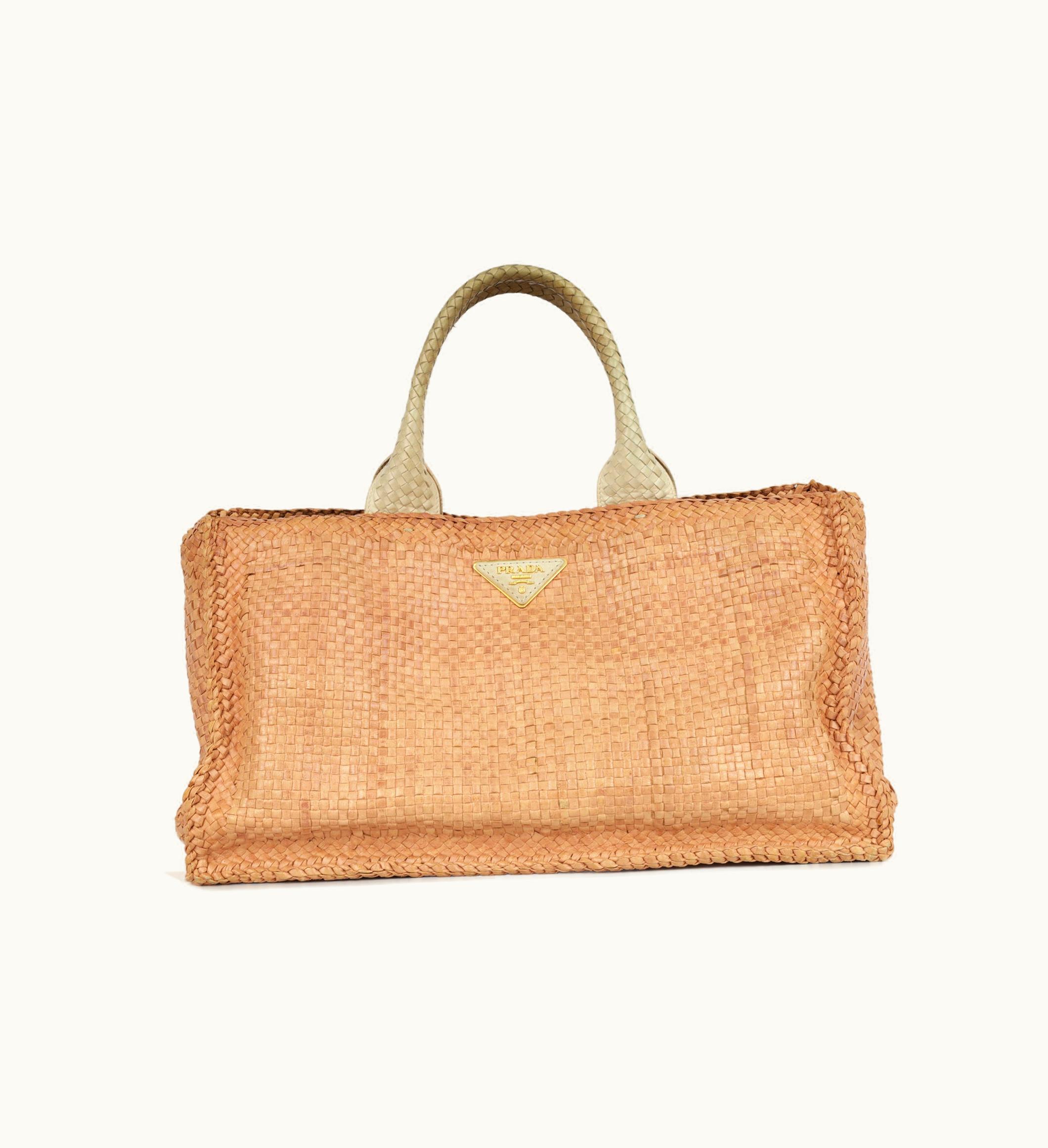 Prada Prada Large Madras Tote