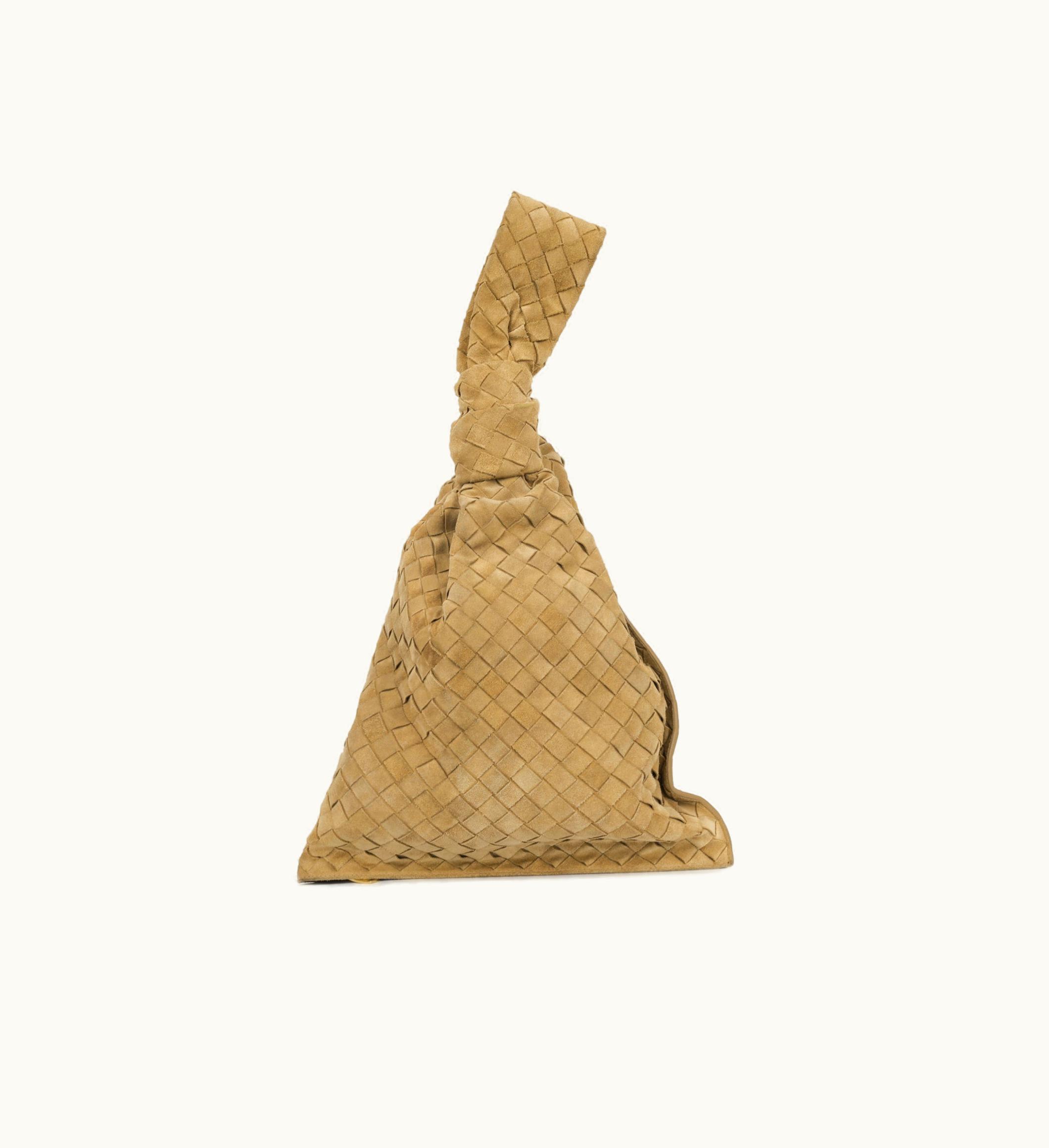 Bottega Veneta Bottega Veneta Twist - Beige Suede Intrecciato
