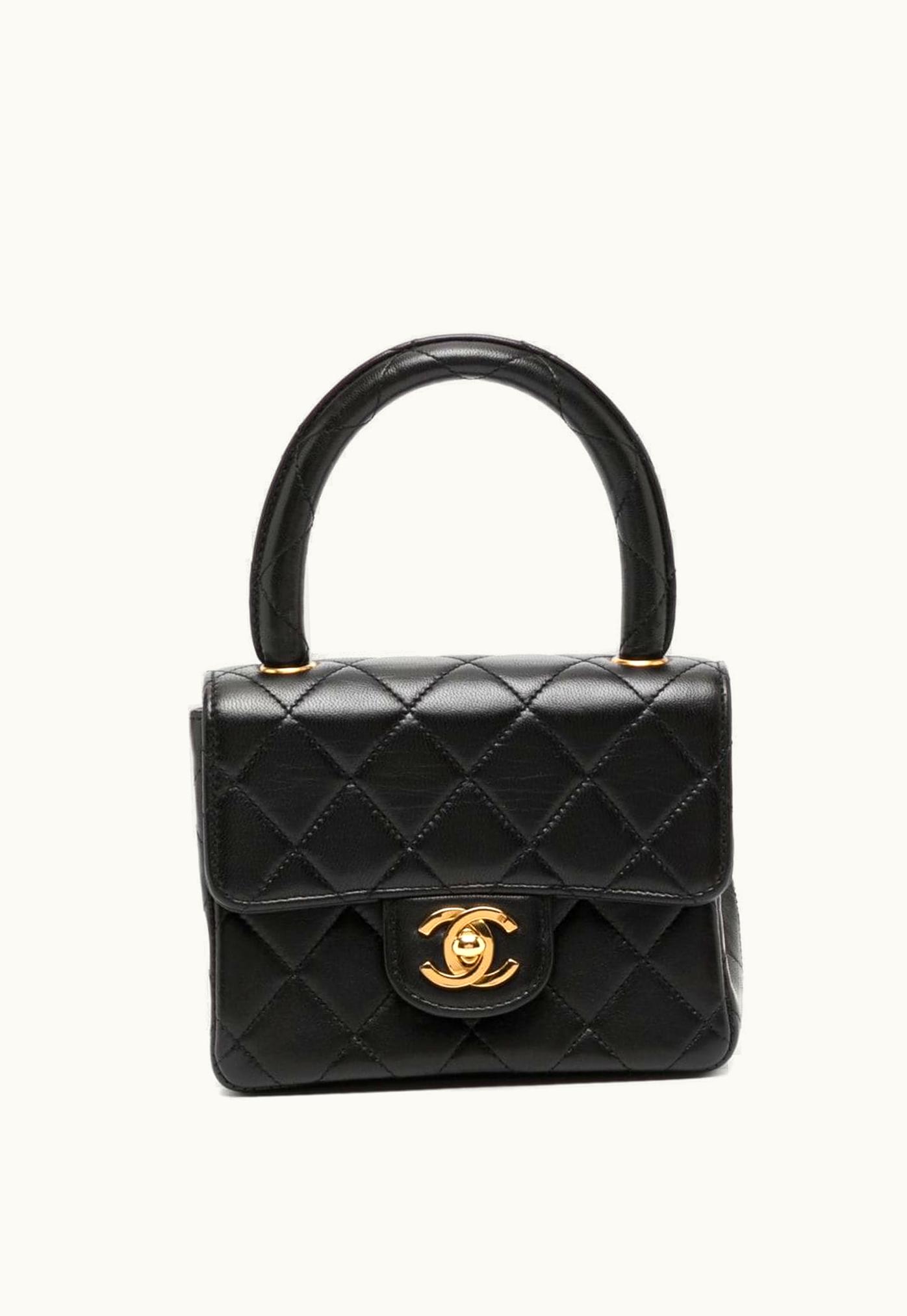Chanel Chanel 1990S Mini Classic Flap Handbag