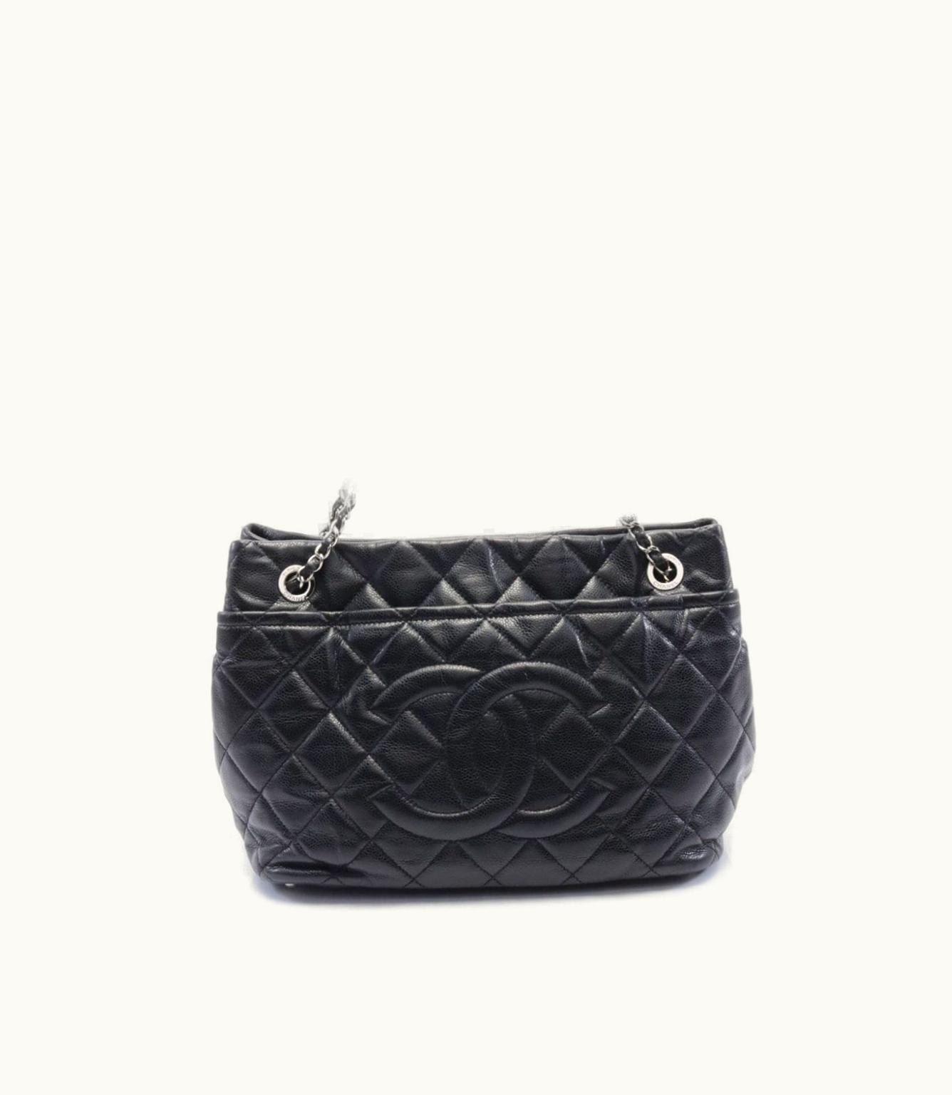 Chanel Chanel 1986-1988 CC Diamond-Quilted Tote Bag