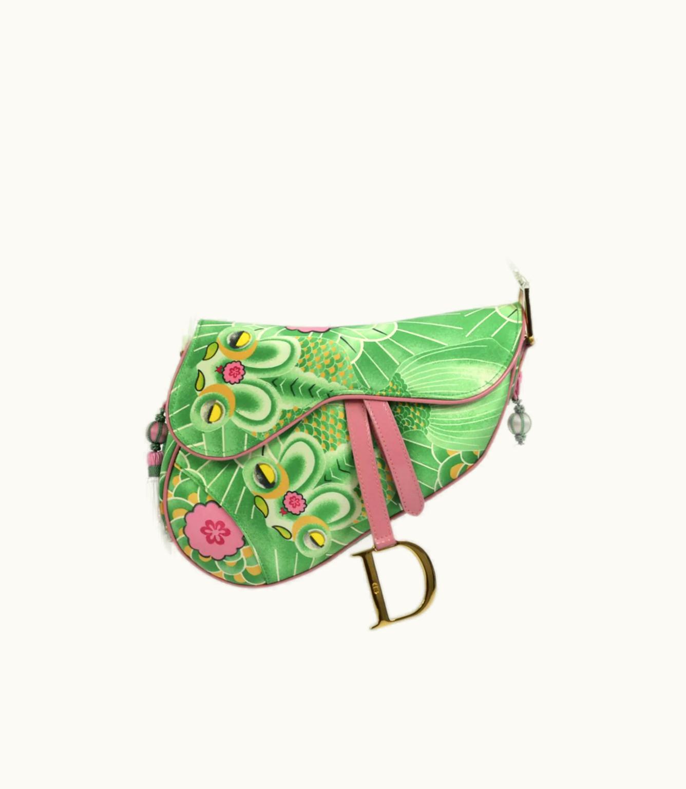 Dior Dior 2003 Pre-Owned Koi Saddle Handbag