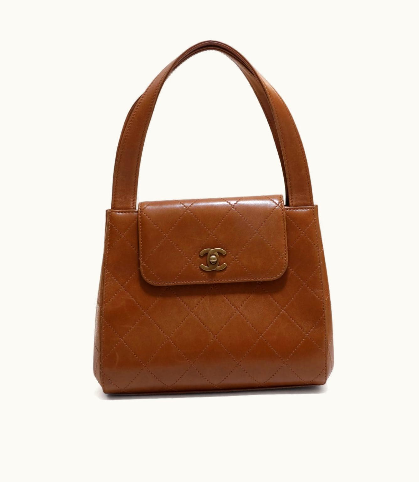 Chanel Chanel 1997-1999 Quilted Leather Tote Bag