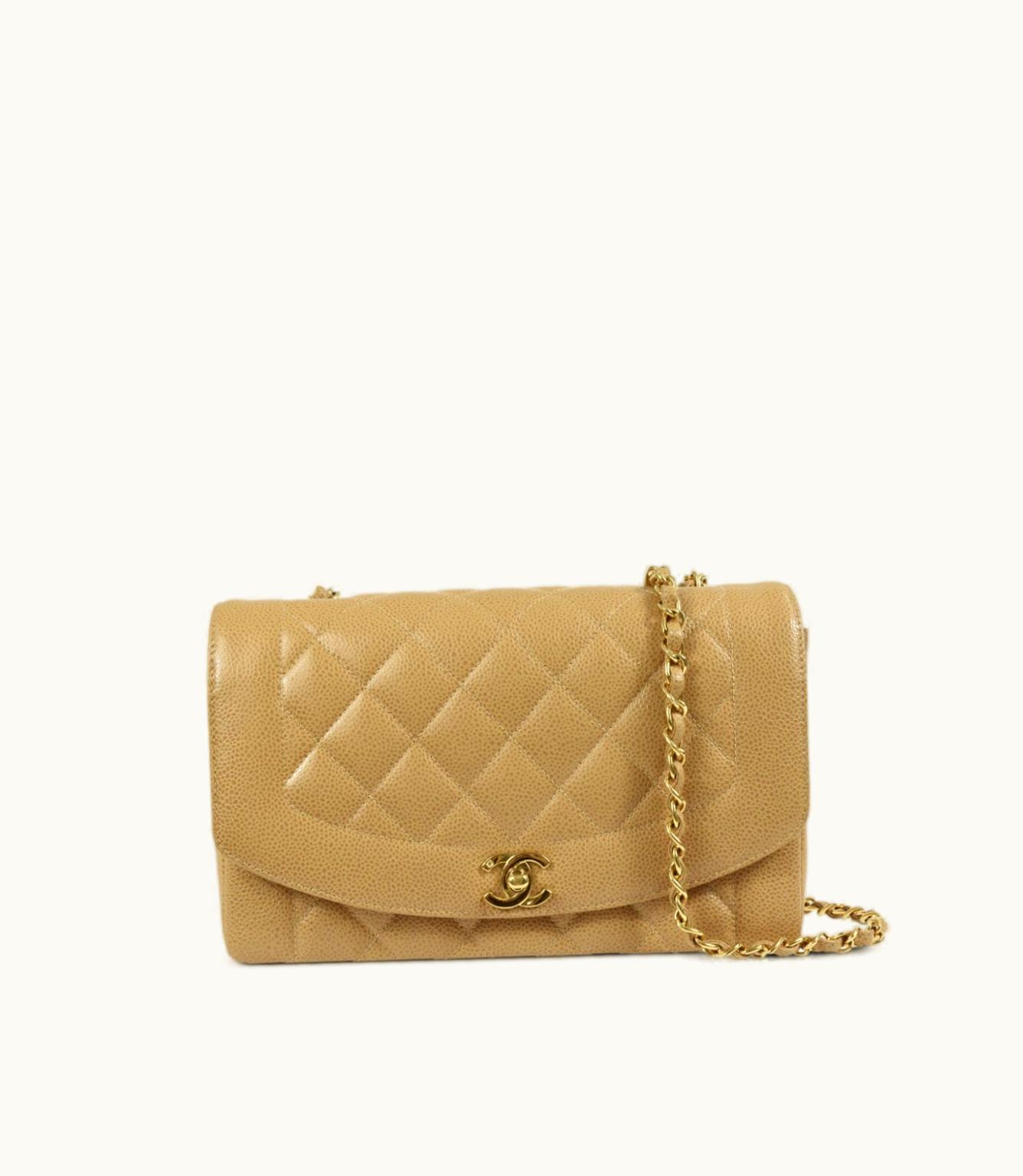 Chanel Chanel 1989 Beige Diana Shoulder Bag